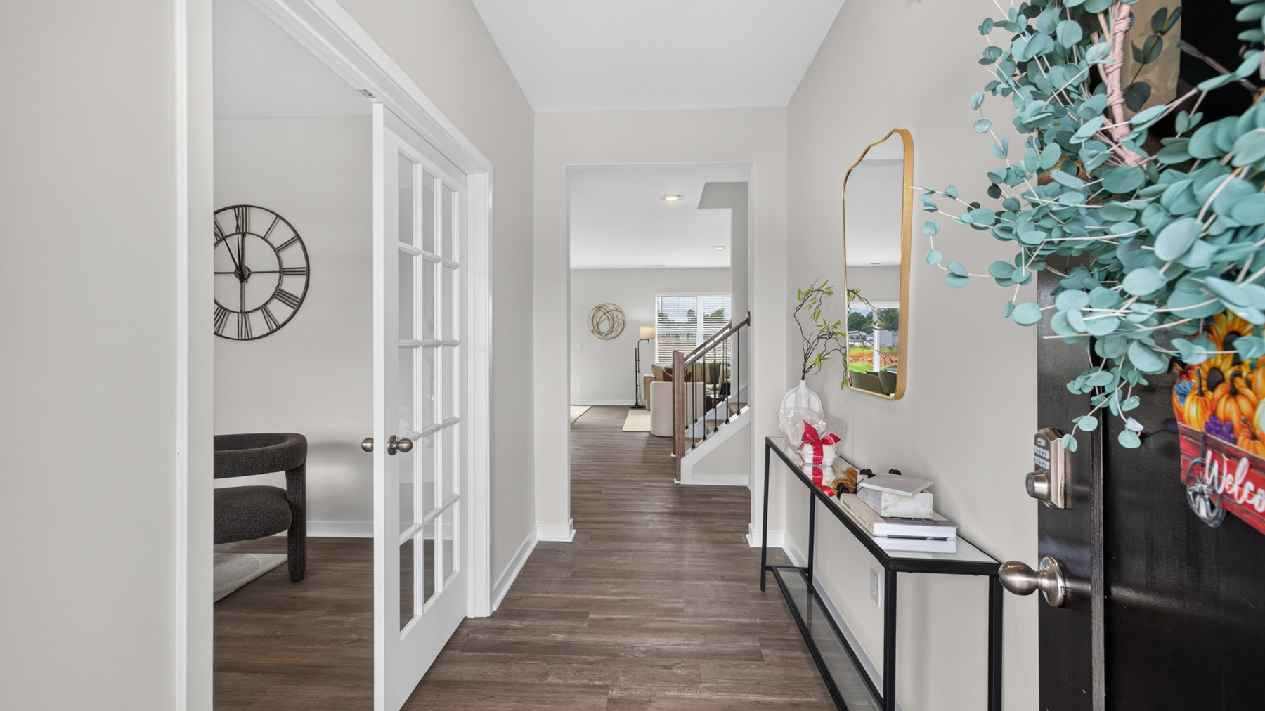 welcoming foyer