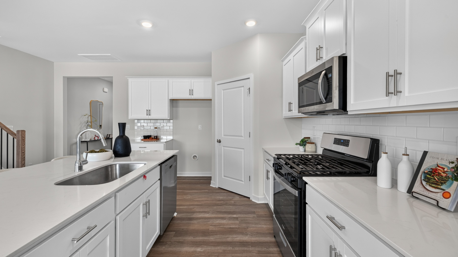 model kitchen and island