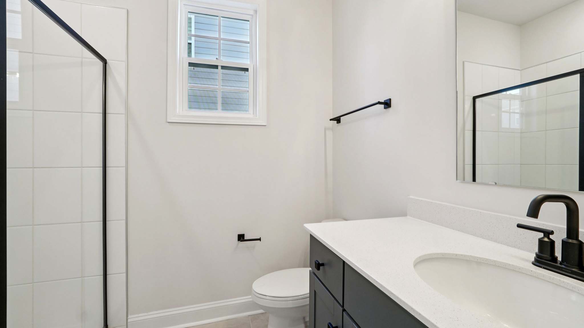 Bathroom with walk in shower