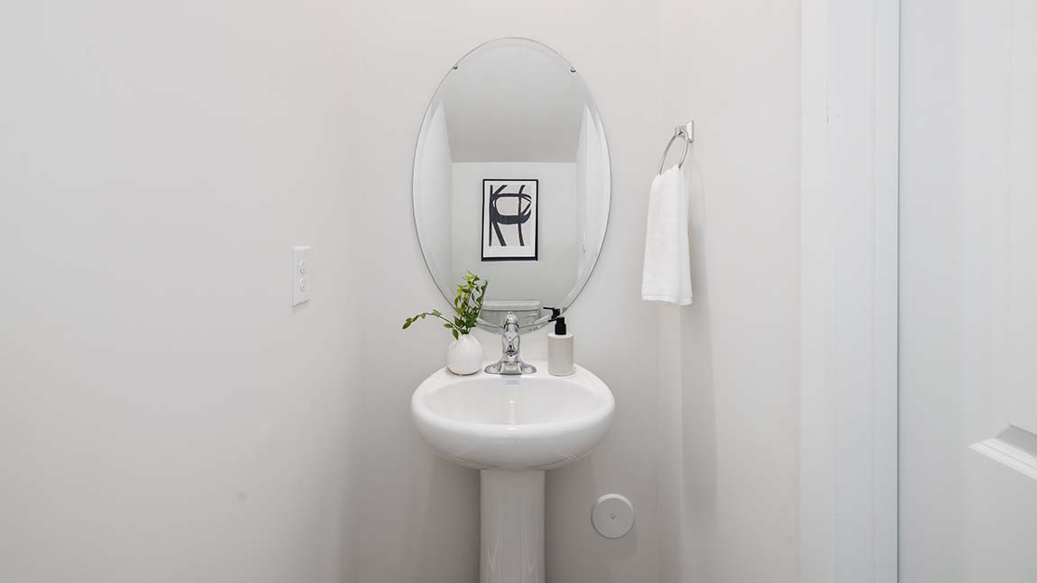 Powder bathroom