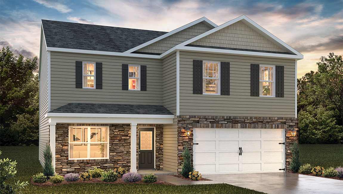 Galen front exterior rendering in Hickory, North Carolina