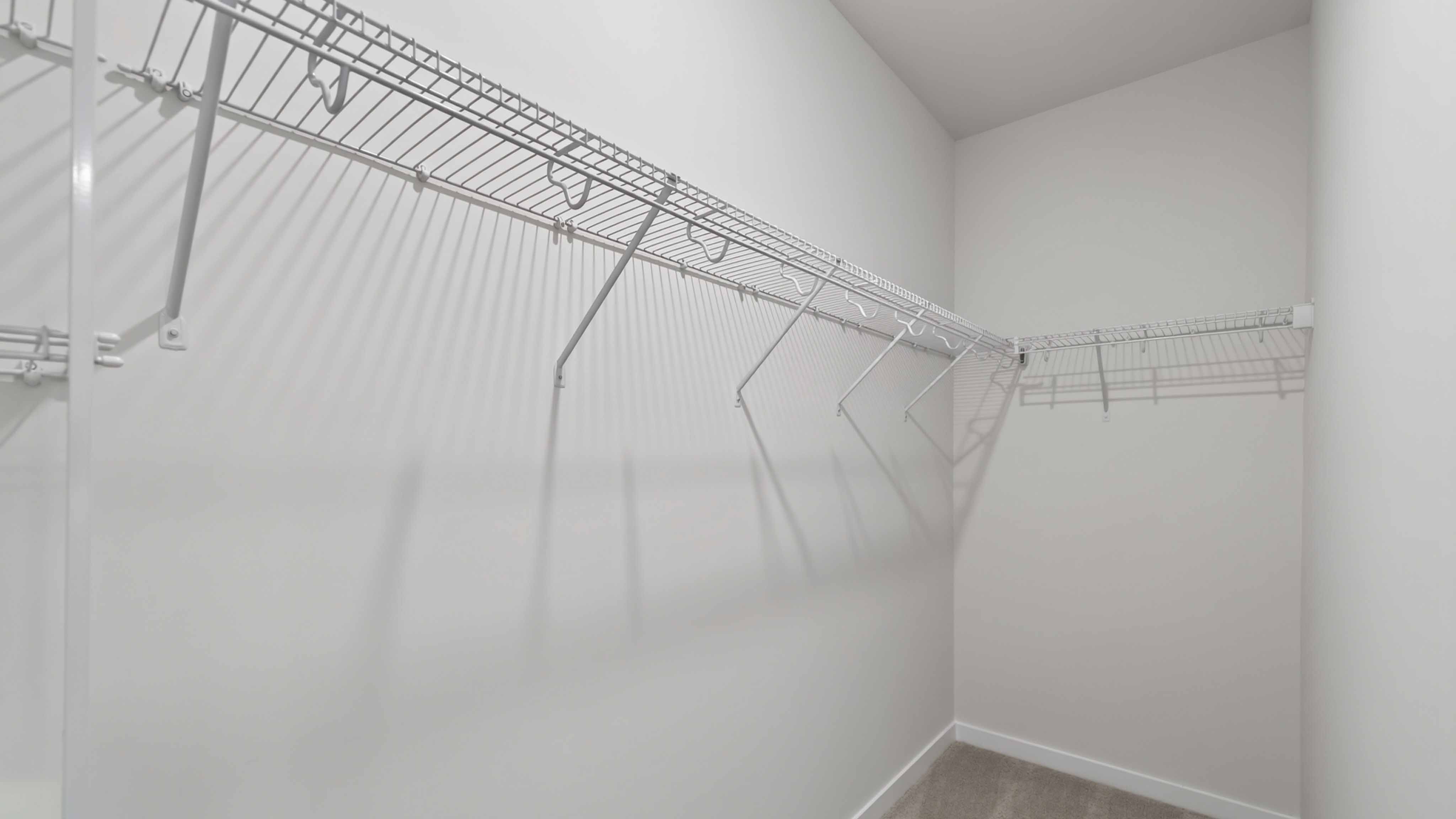 Primary walk in closet