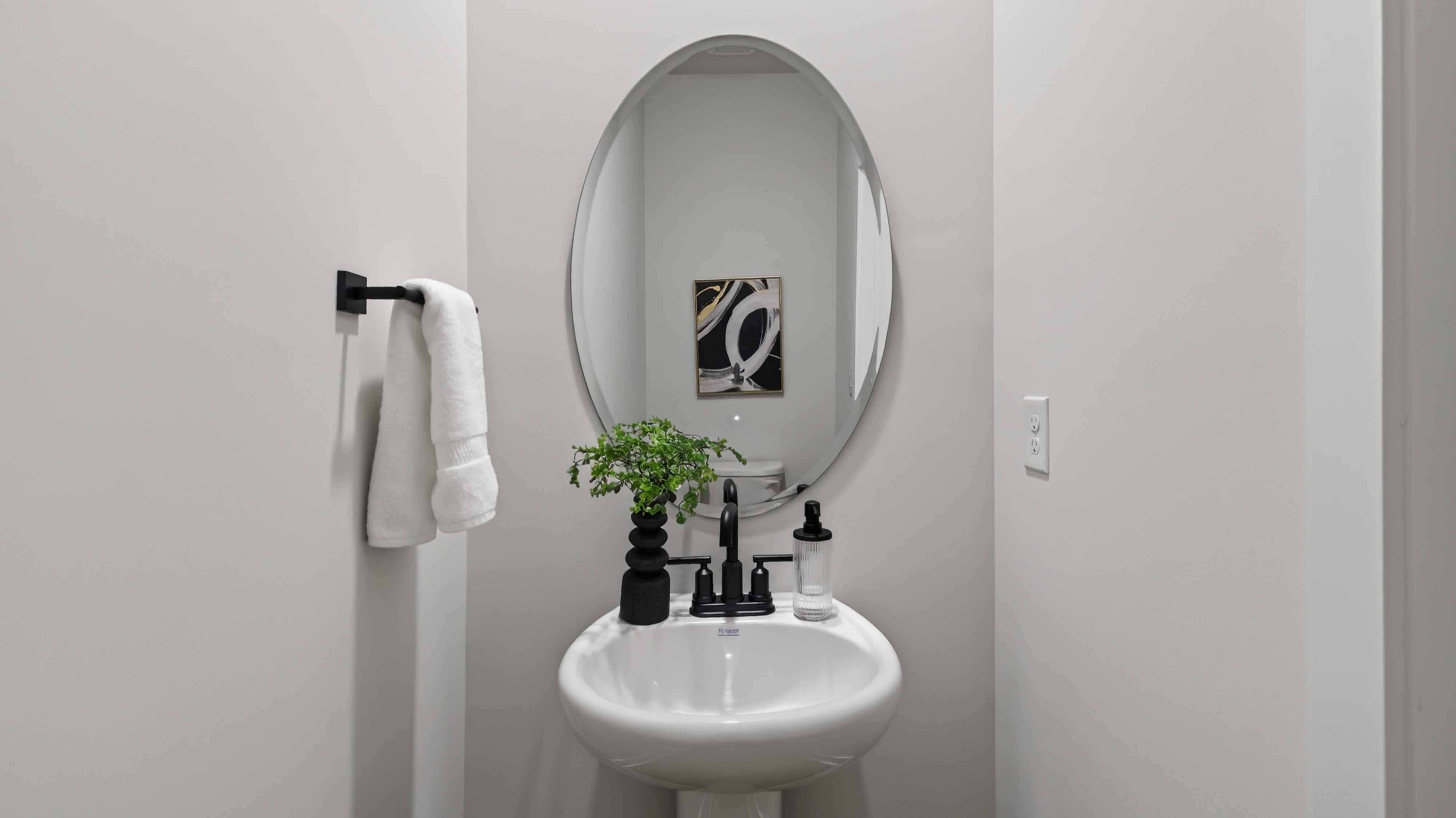 Powder bathroom