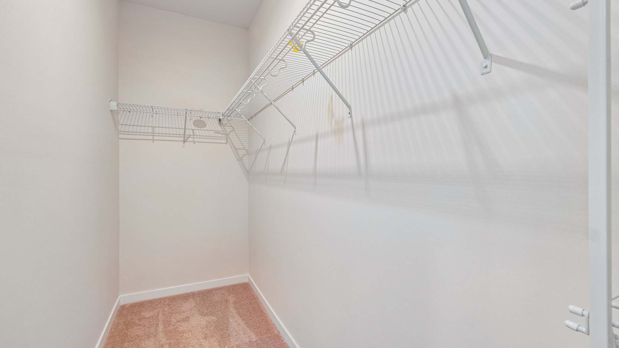 Primary walk in closet