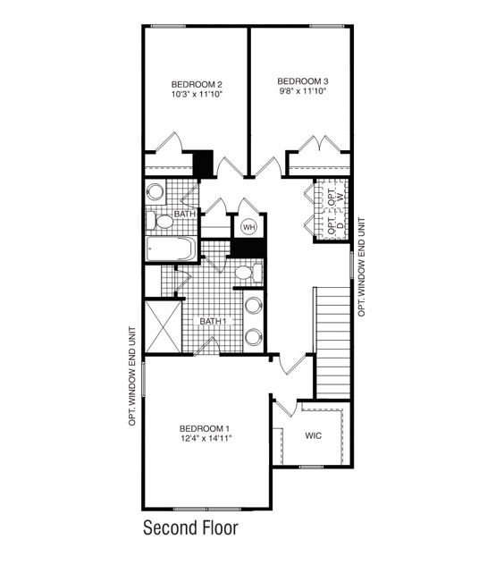 Maywood second floor plan