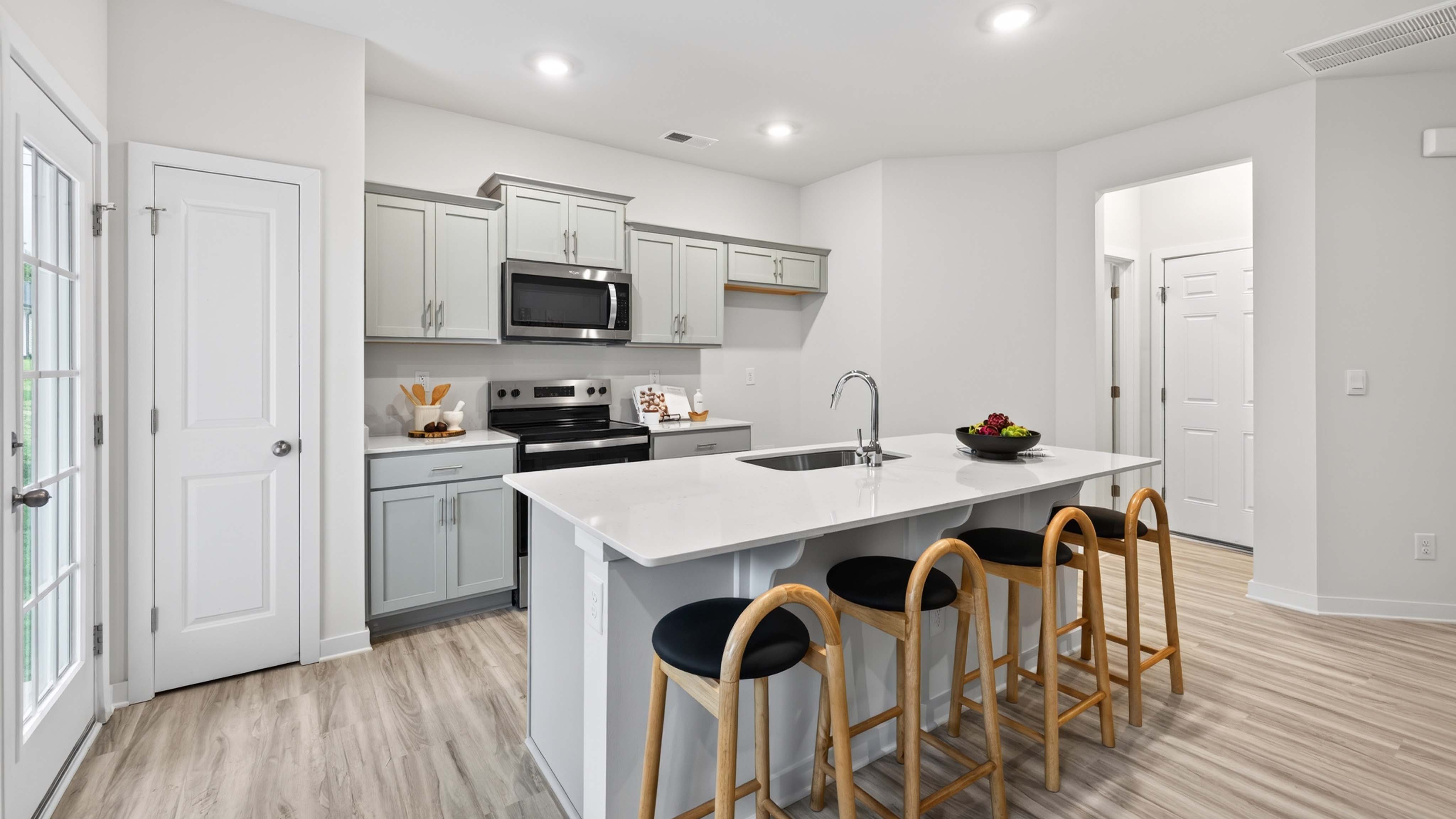 kitchen with stainless steel appliances