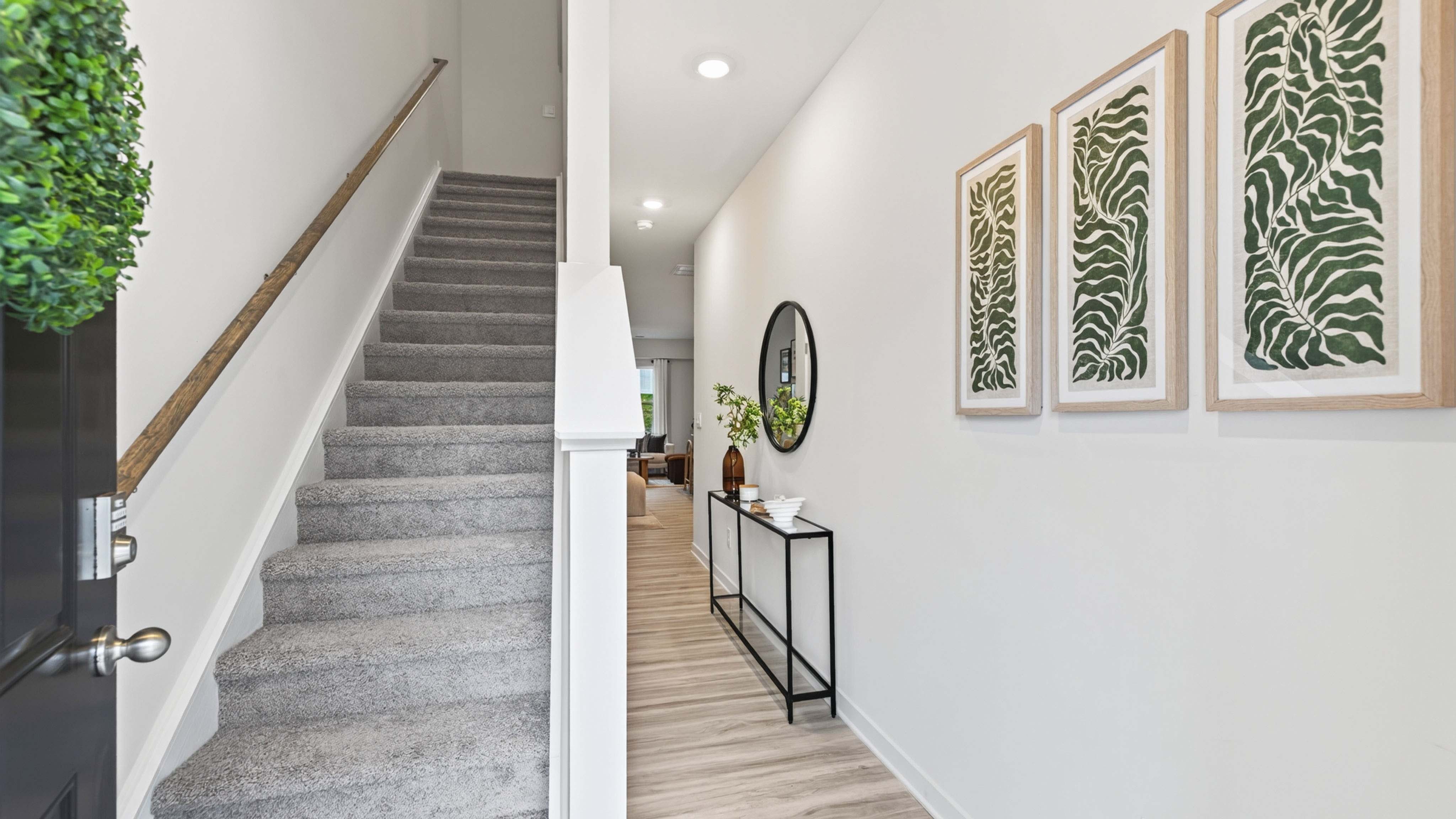 welcoming foyer