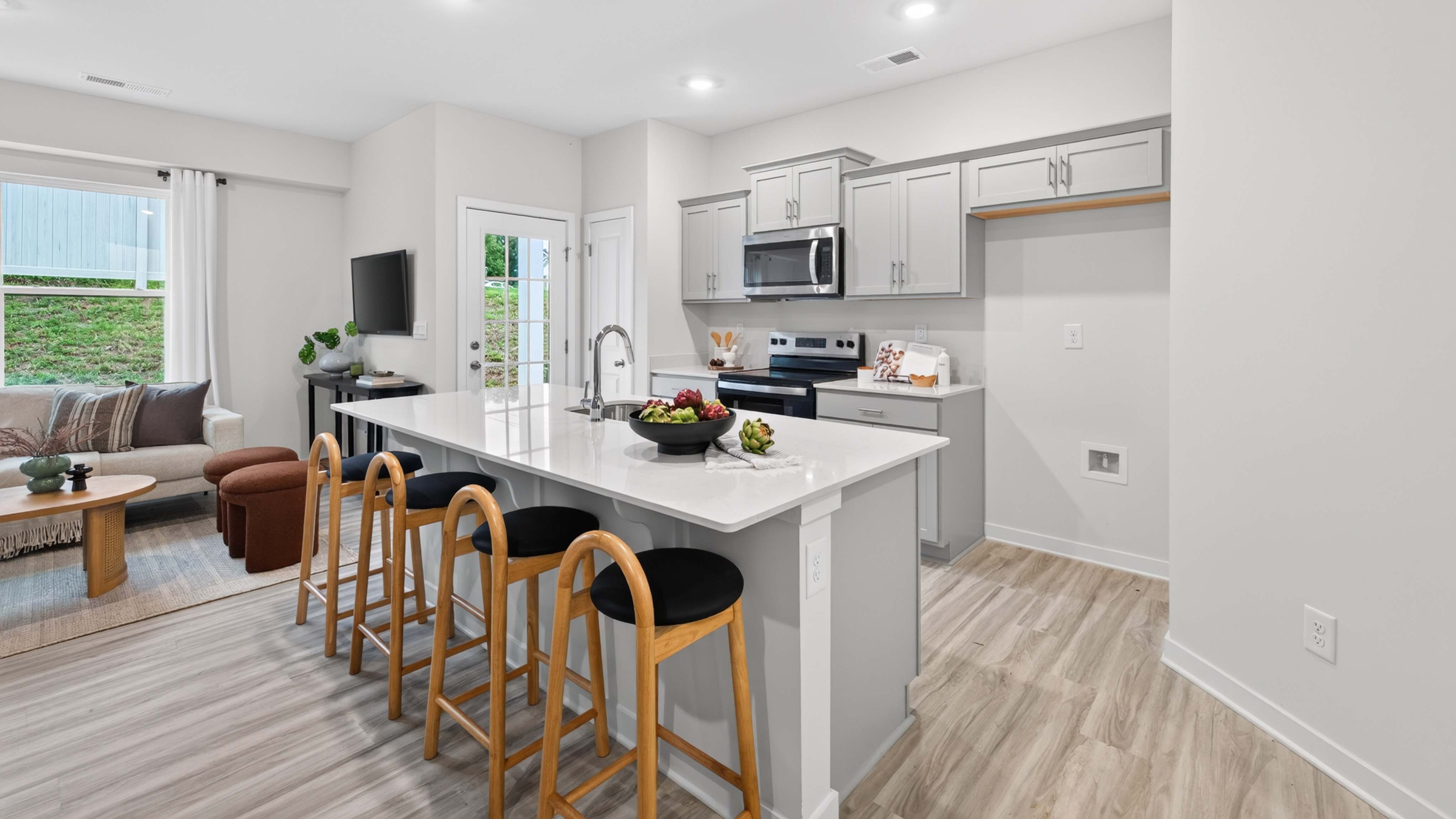 kitchen with stainless steel appliances
