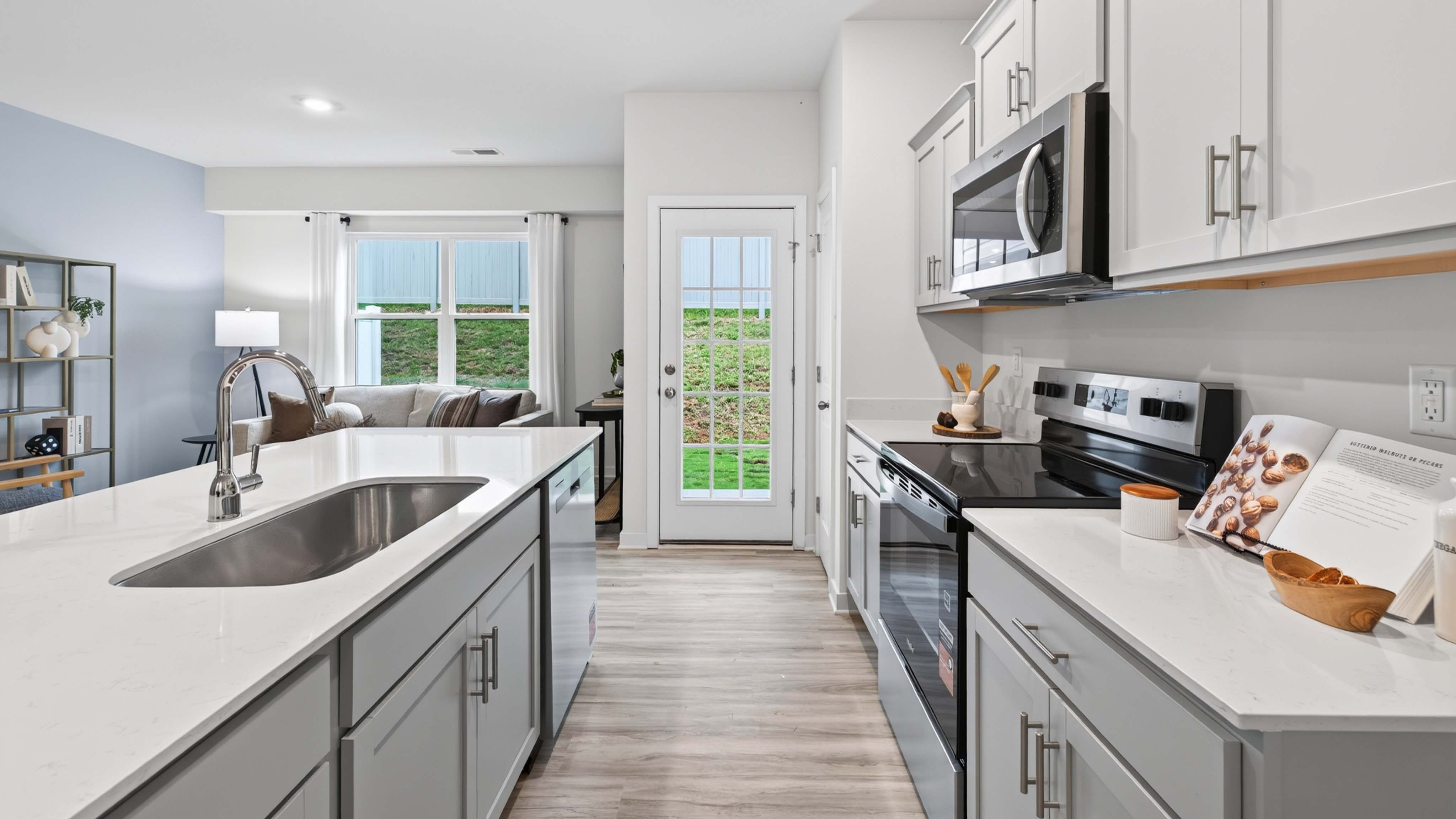 kitchen with stainless steel appliances
