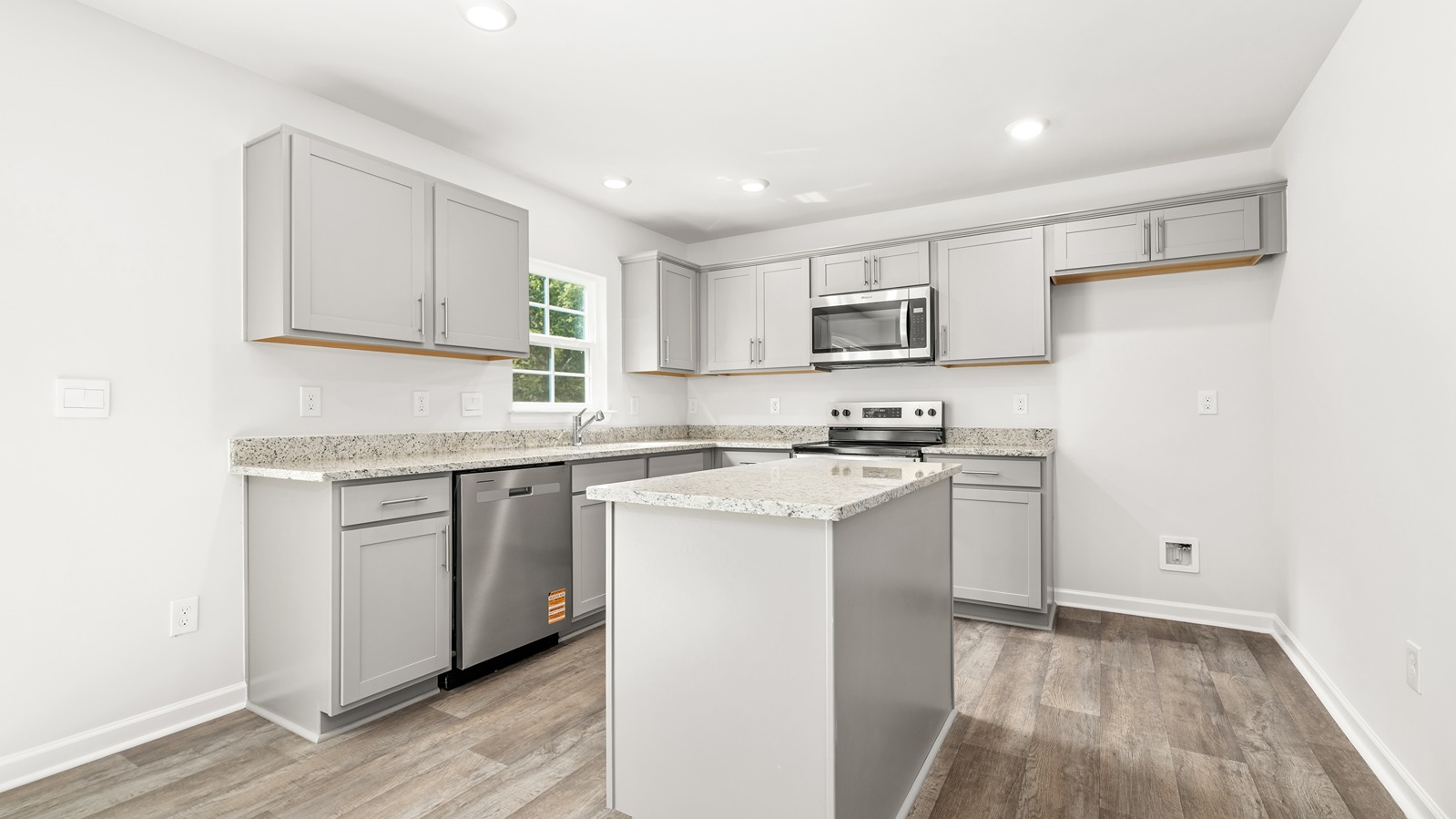 kitchen with stainless steel appliances