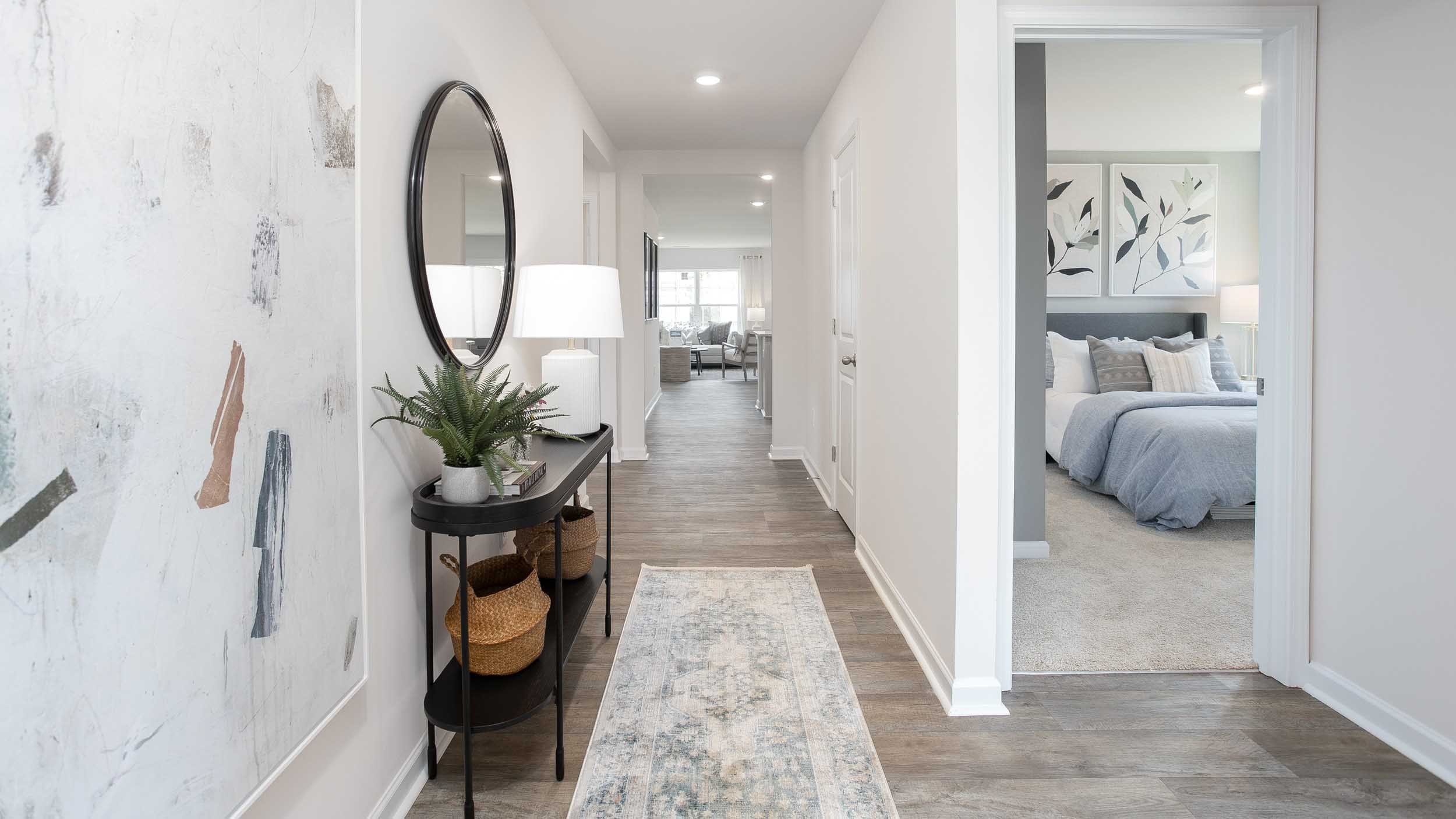 foyer located at the front of the home