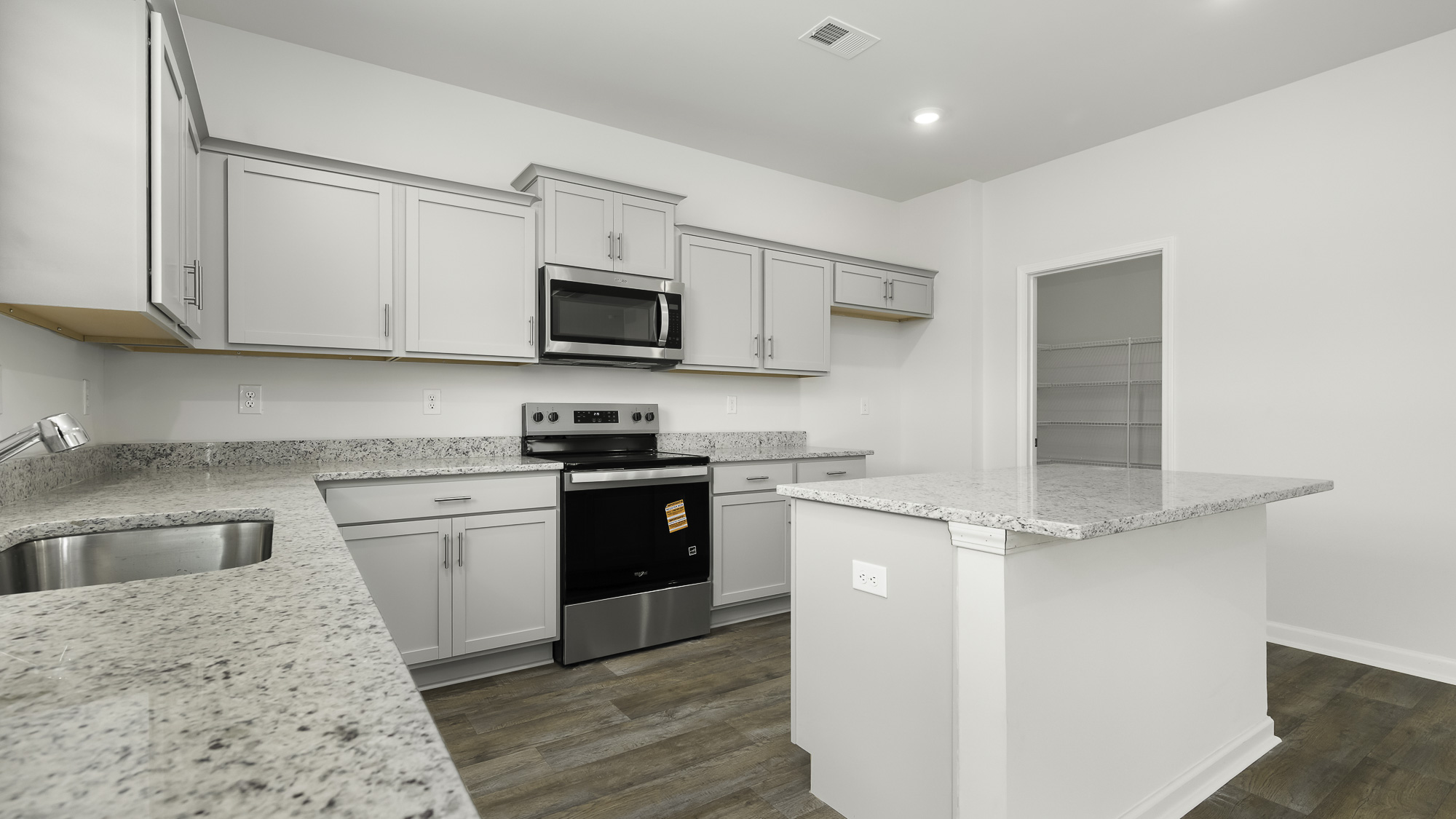 kitchen with sit in island