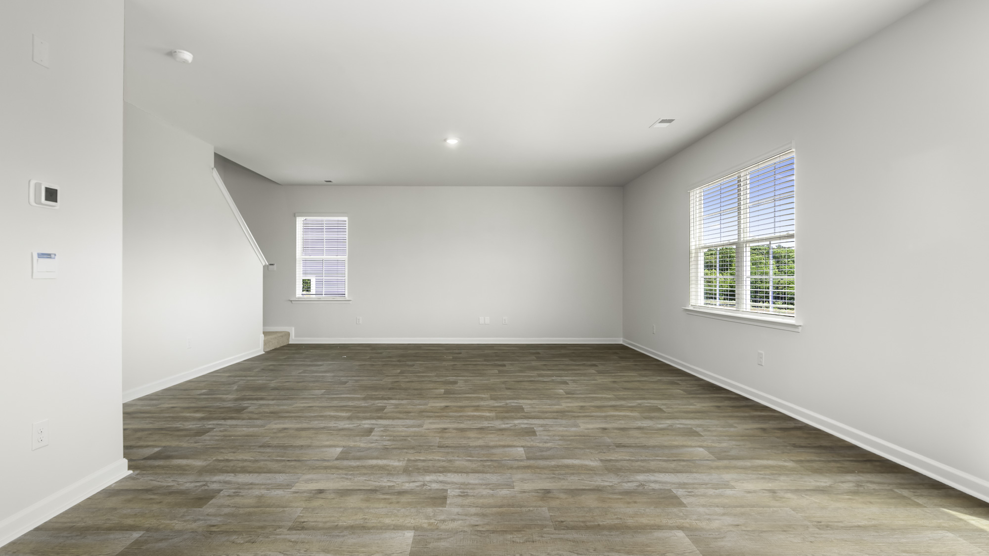 living room with window