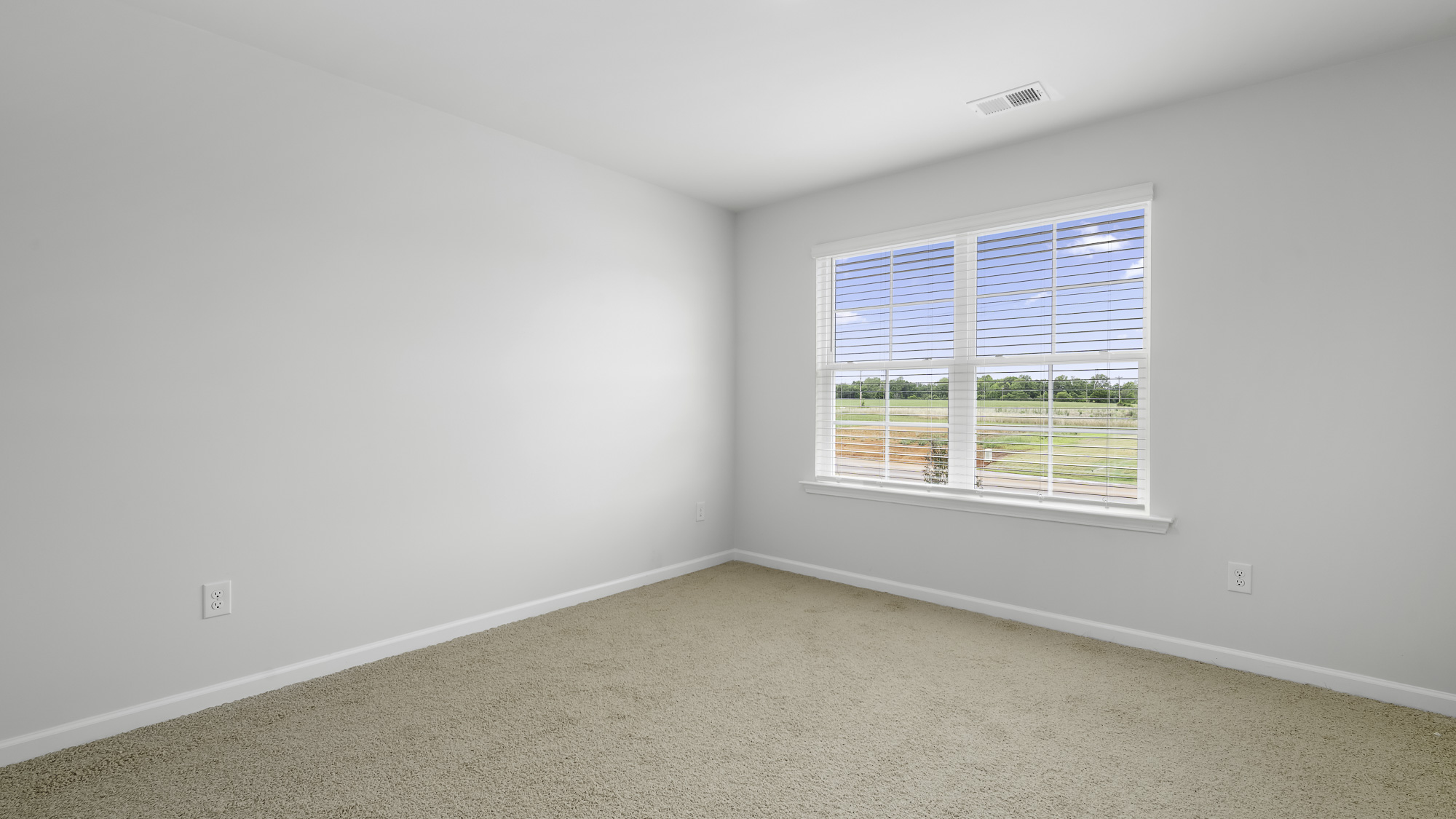 secondary bedroom with window