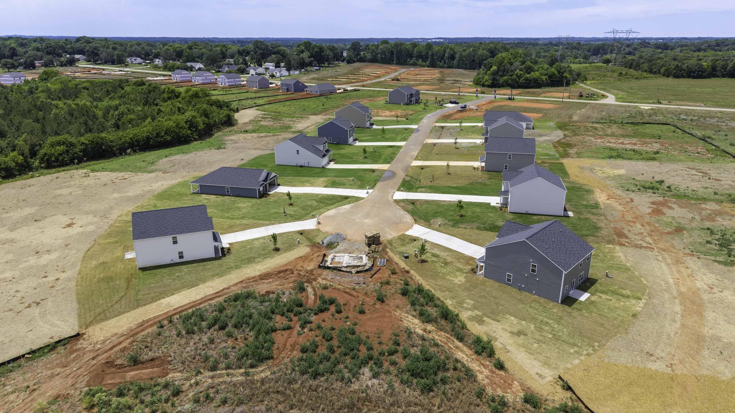 Birds eye view of community
