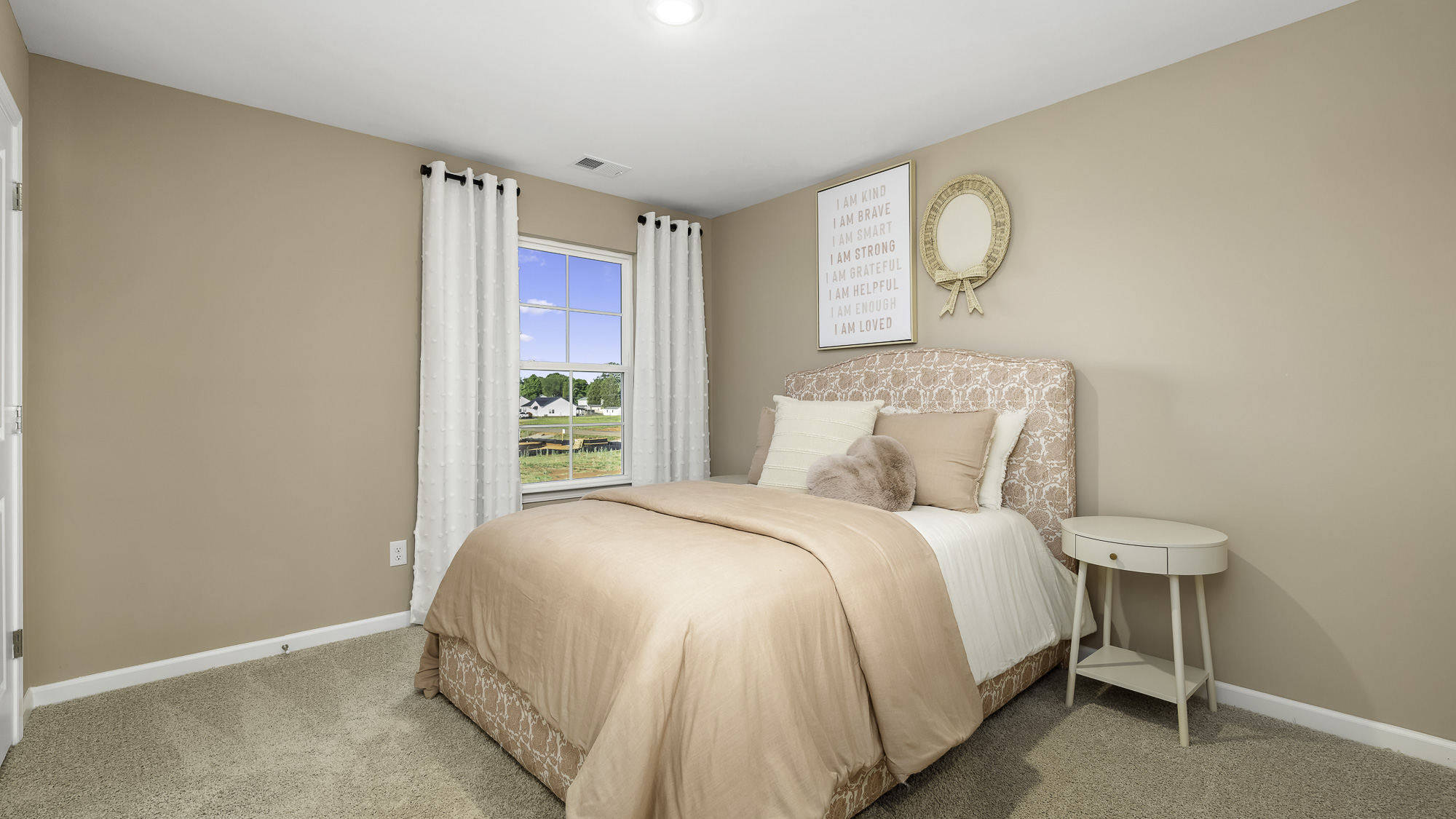 secondary bedroom with window