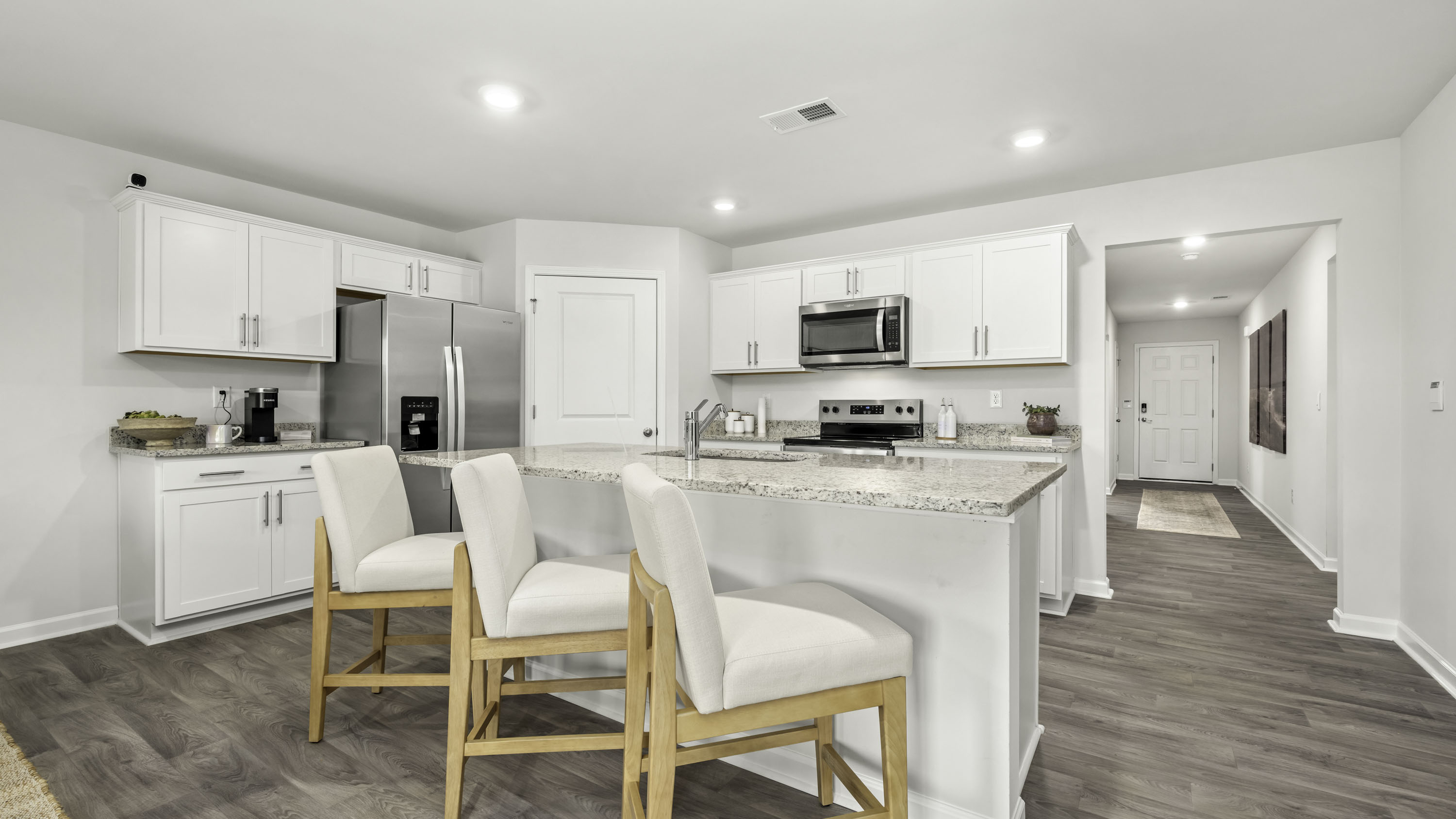 kitchen with island