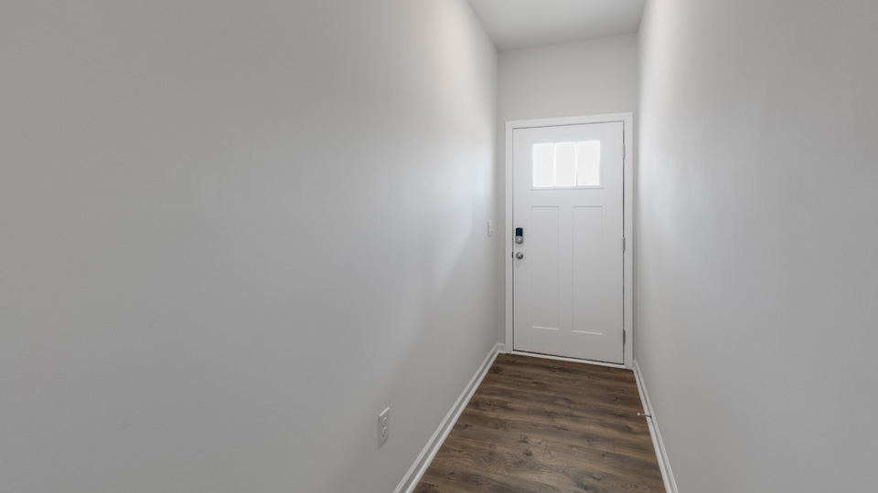 front entrance to foyer