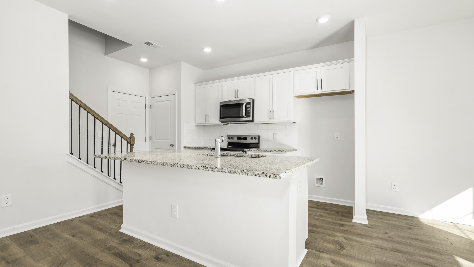 kitchen with sit in island