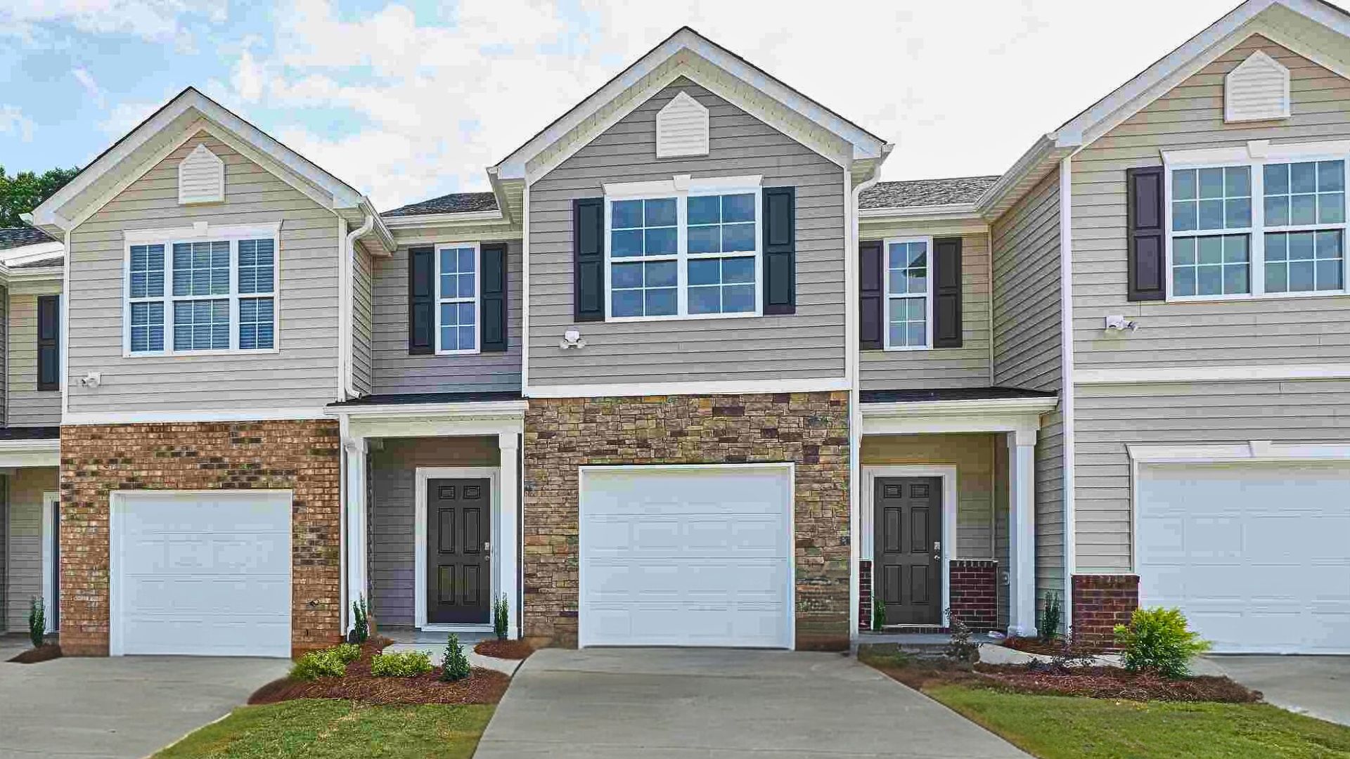 exterior of model home