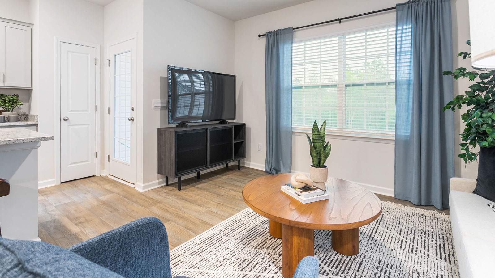 living room with window