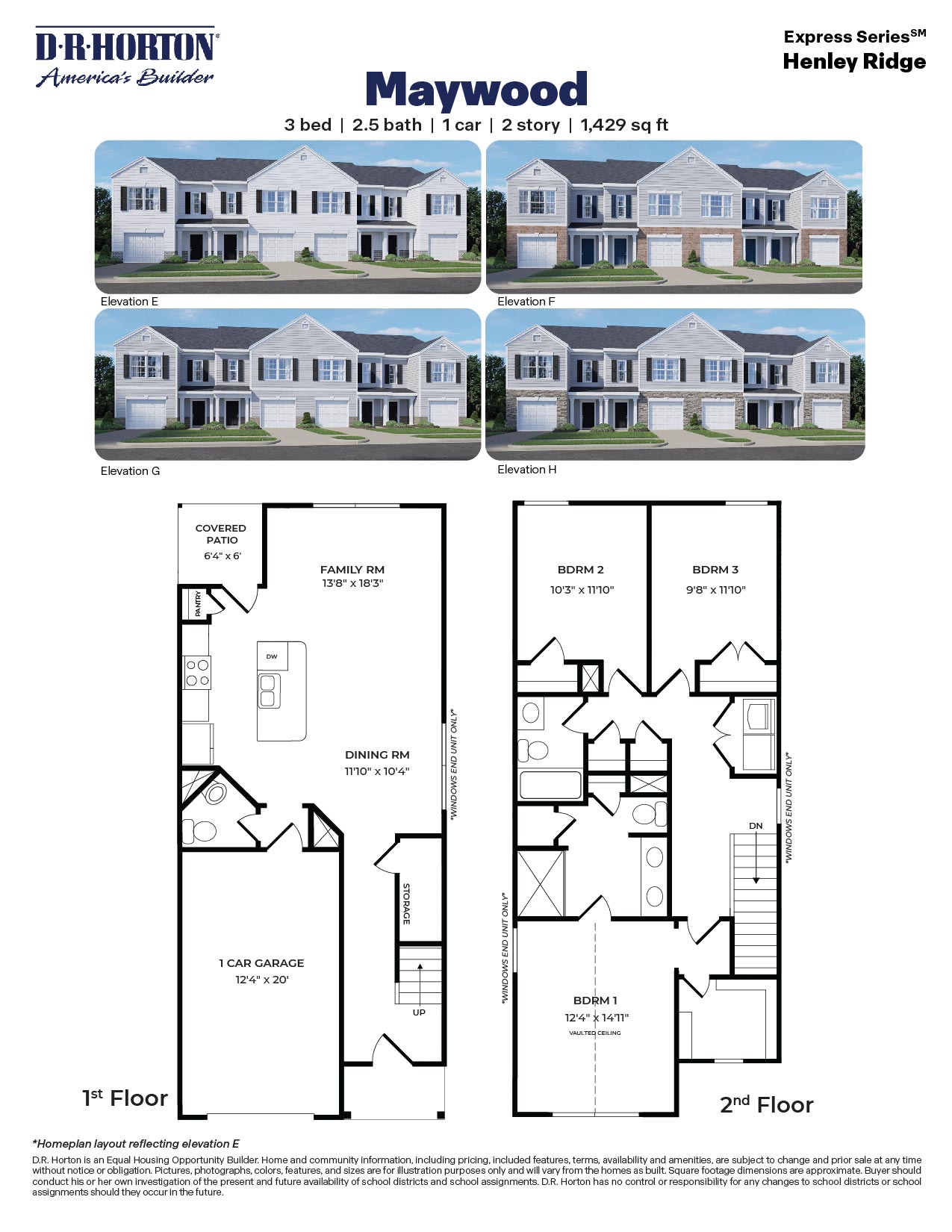 Maywood floorplan