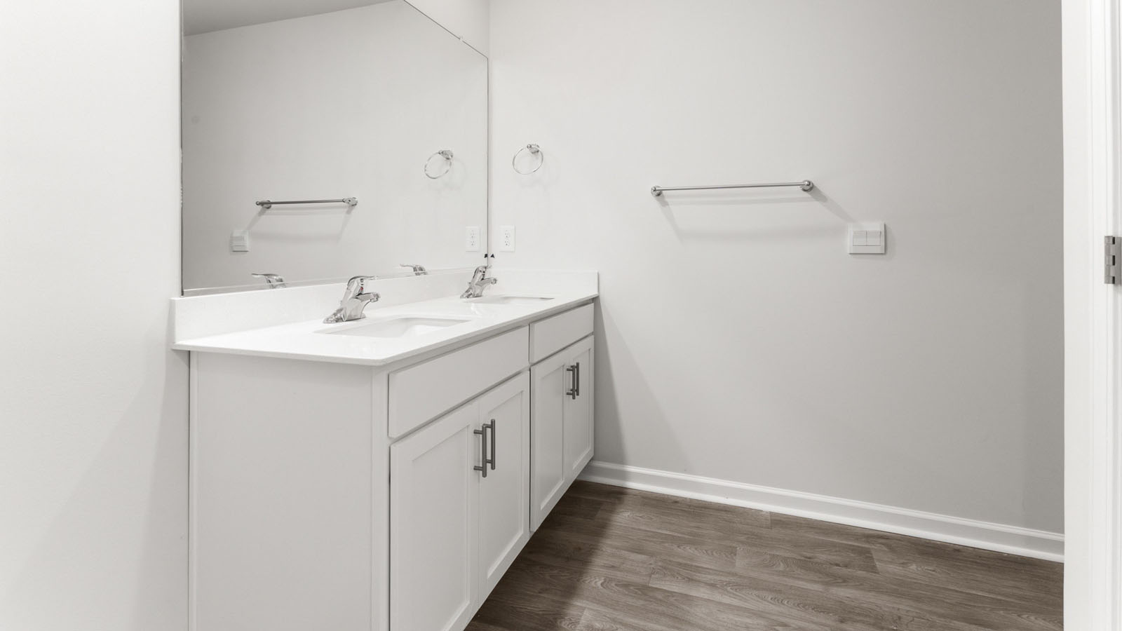 main bath with dual sink