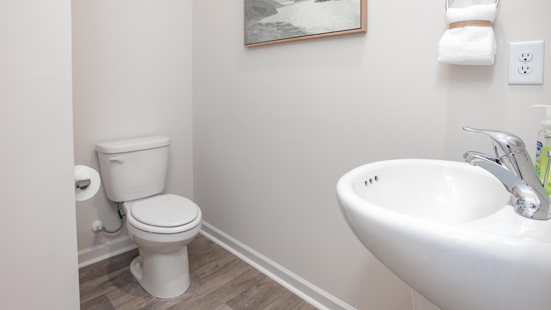 half bathroom
