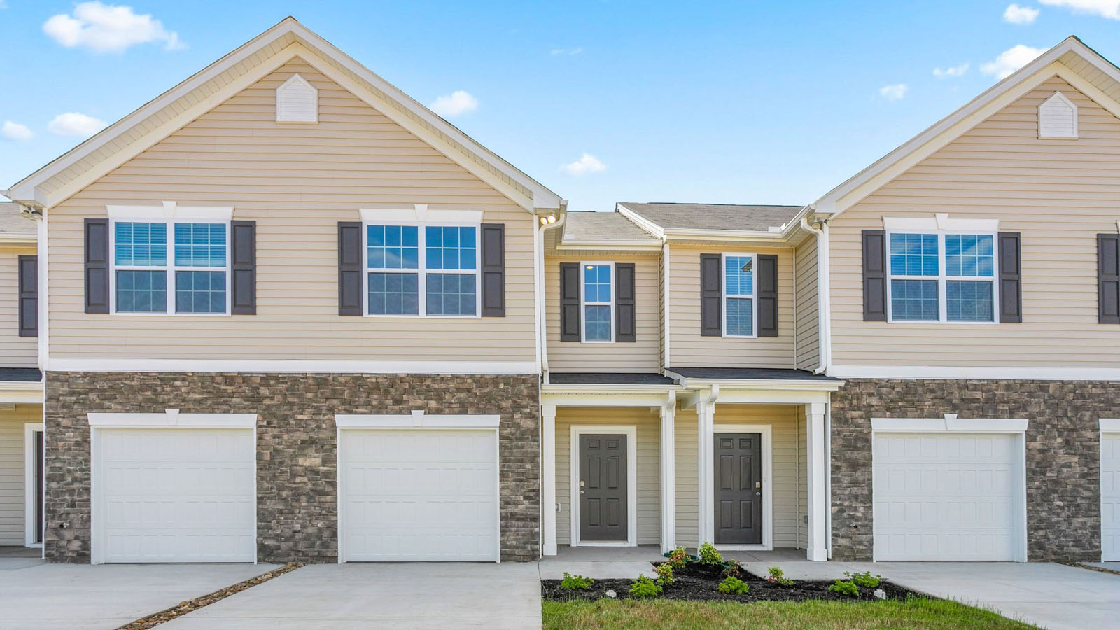 exterior of model home