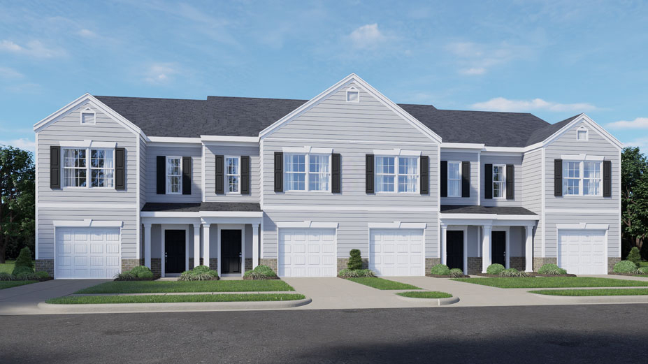 The Newton 3 bed 2.5 bath 1 car garage townhome