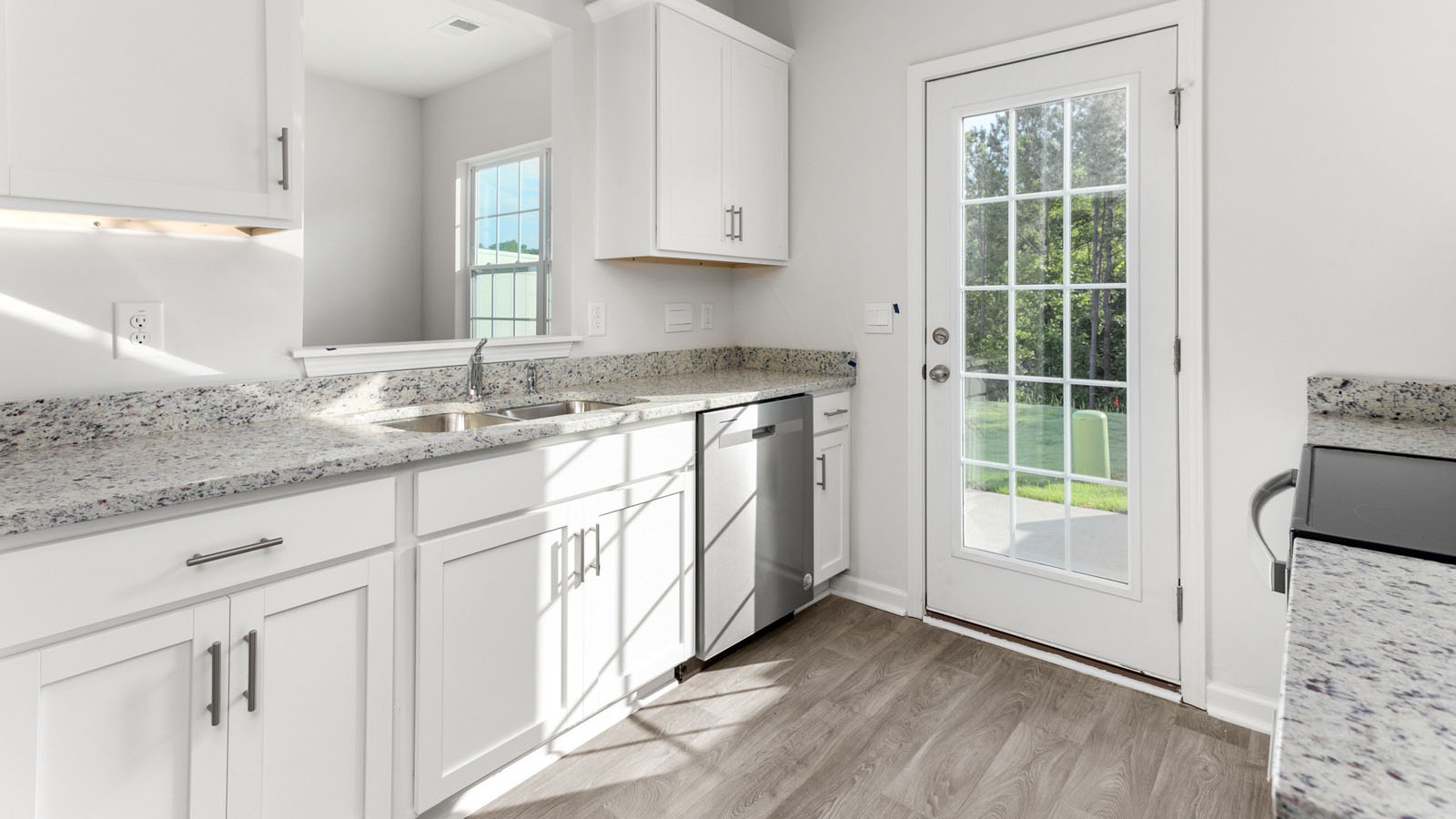 kitchen with granite countertops