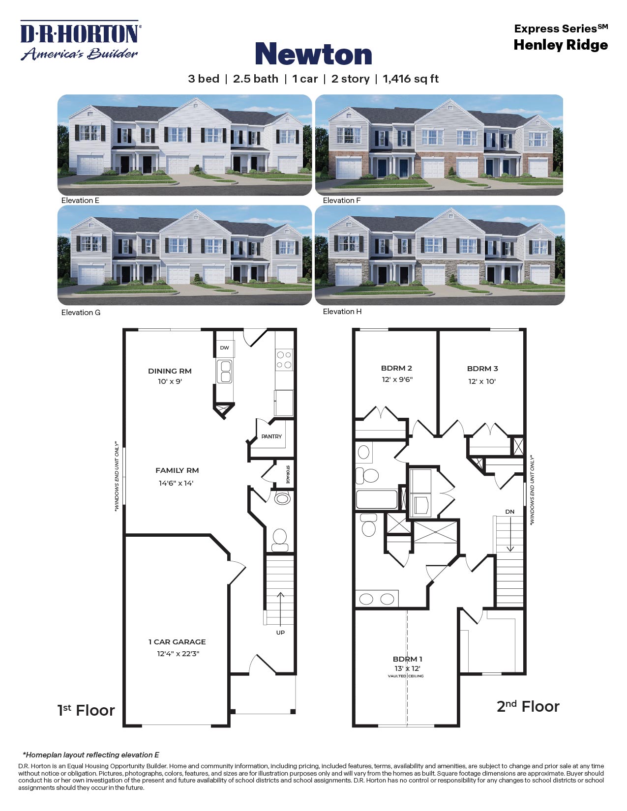 Newton floorplan