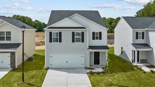 Exterior shot of elston home