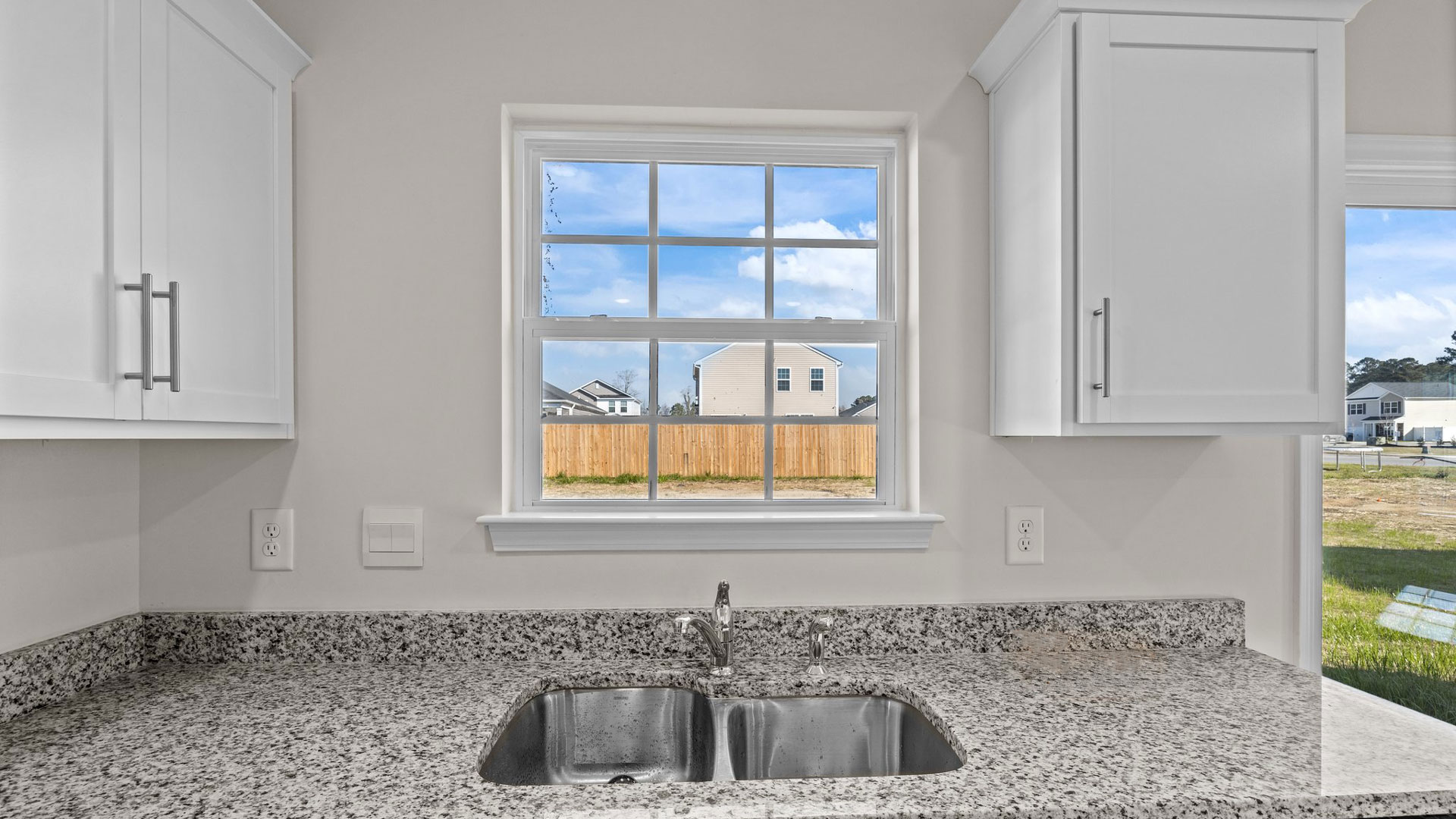 kitchen with granite countertops