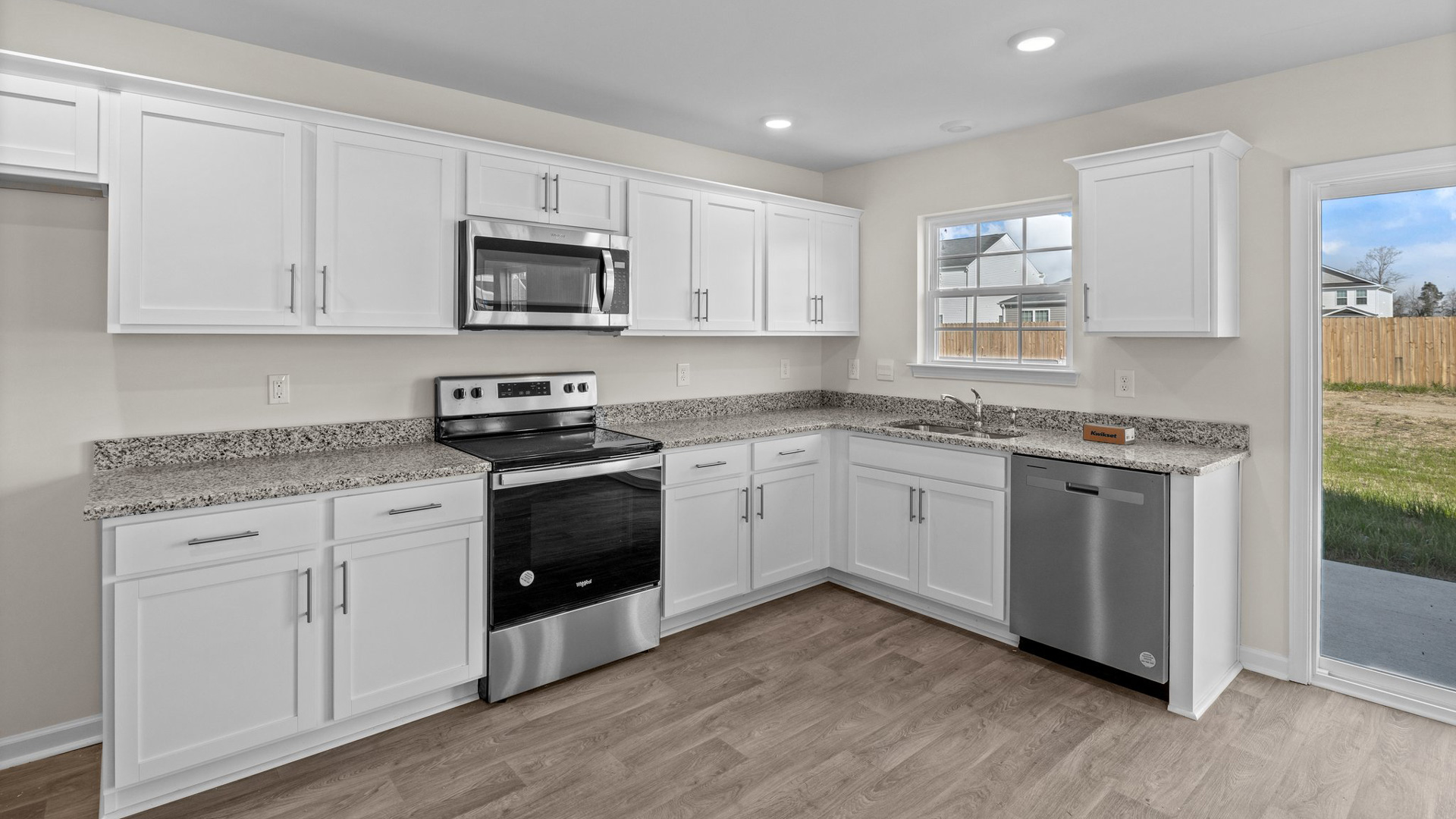 kitchen with stainless steel appliances