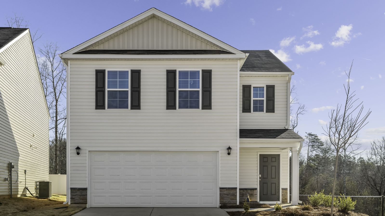 The Taylor featured at Chandler Pointe offers a 2 story 2 car garage 4 bedroom 2 full baths 1 half bath single family home