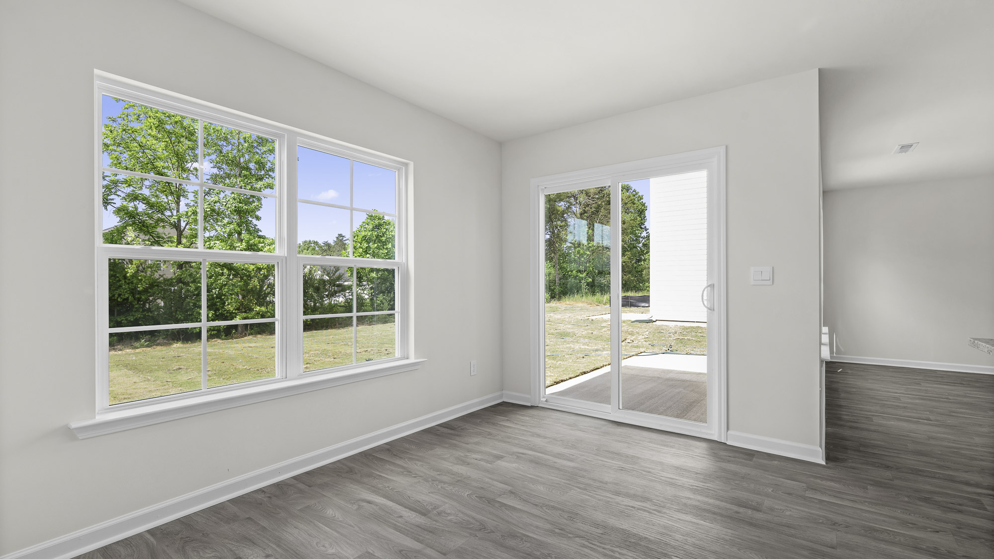 dining  area and patio door view