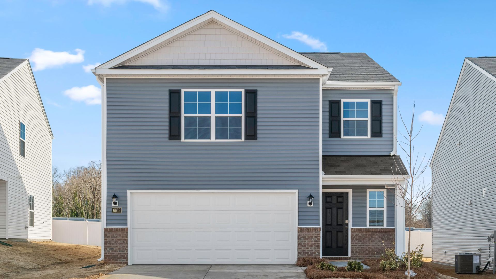 exterior view of actual home