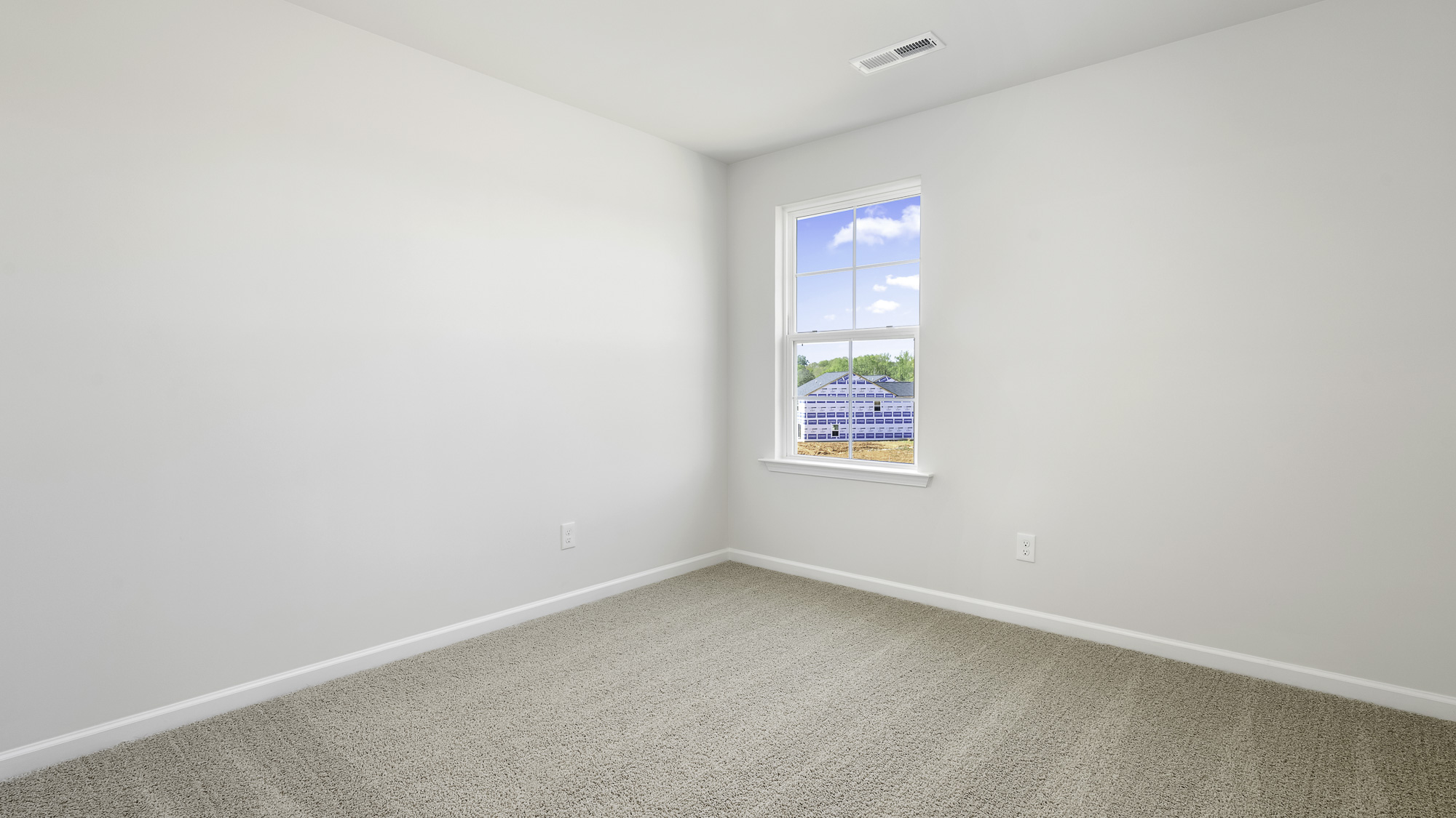 secondary bedroom with window