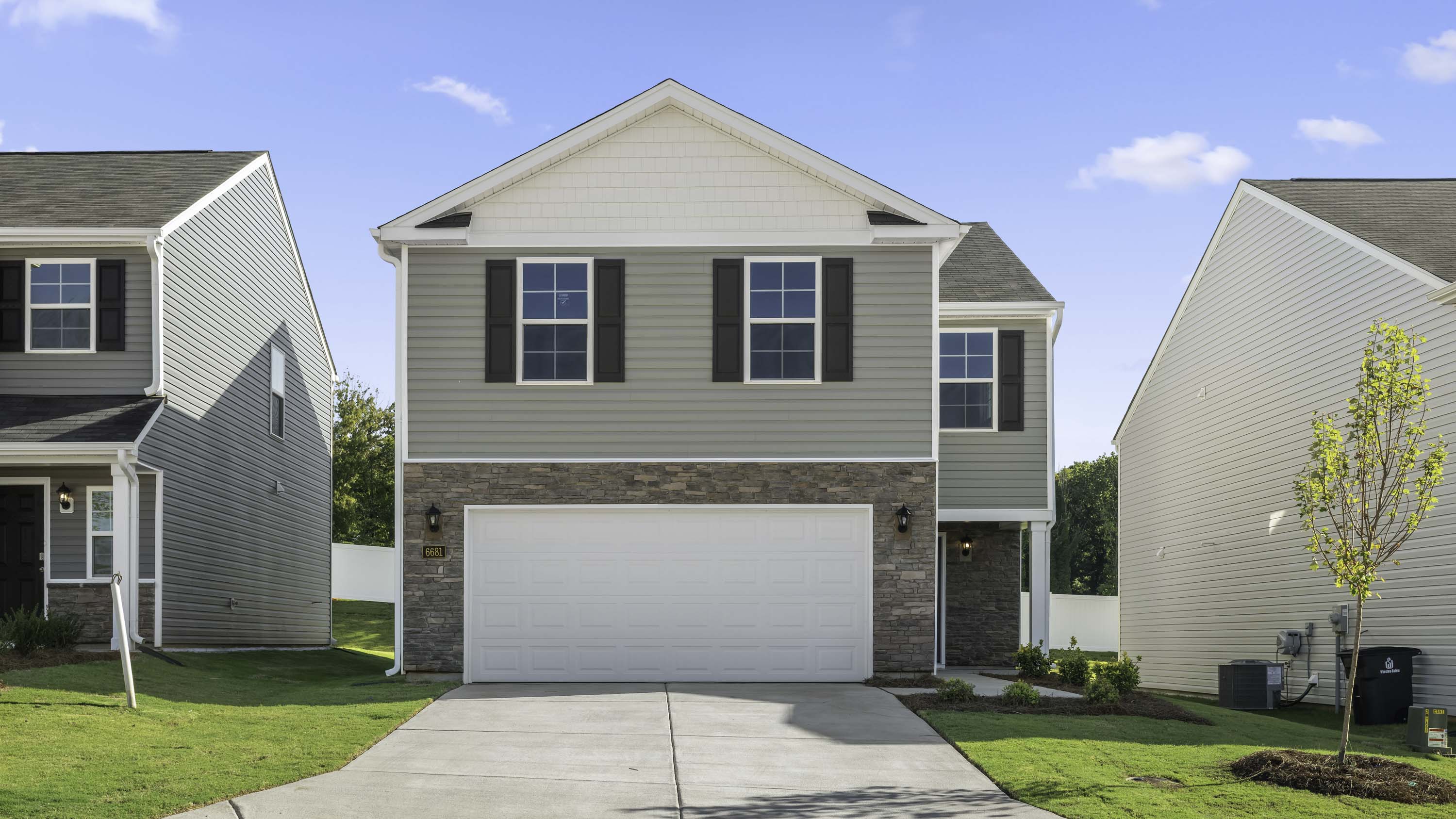 exterior view of actual home