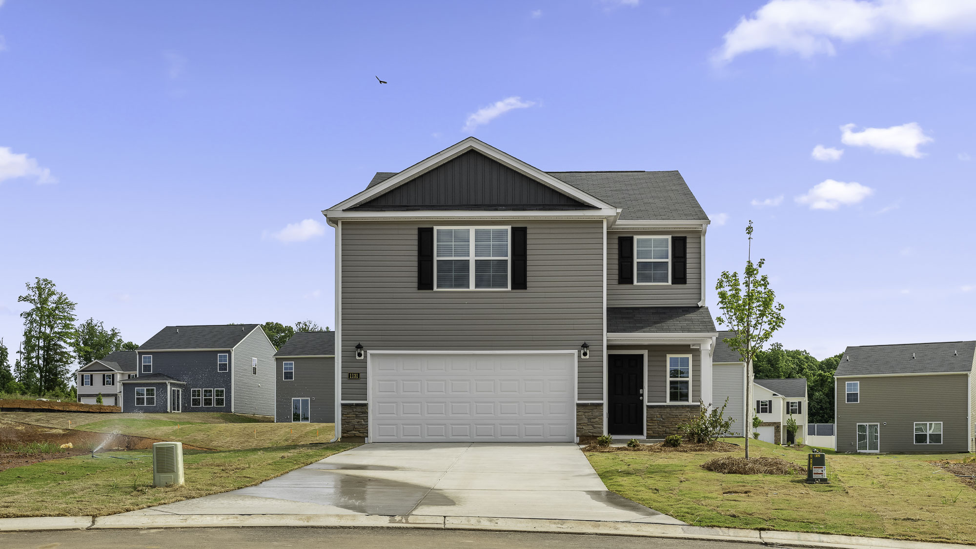exterior of actual home