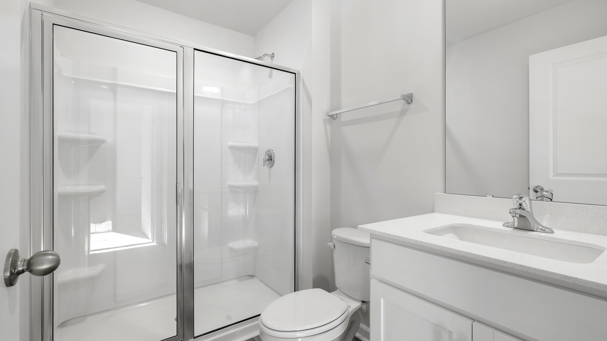 bathroom with walk in shower