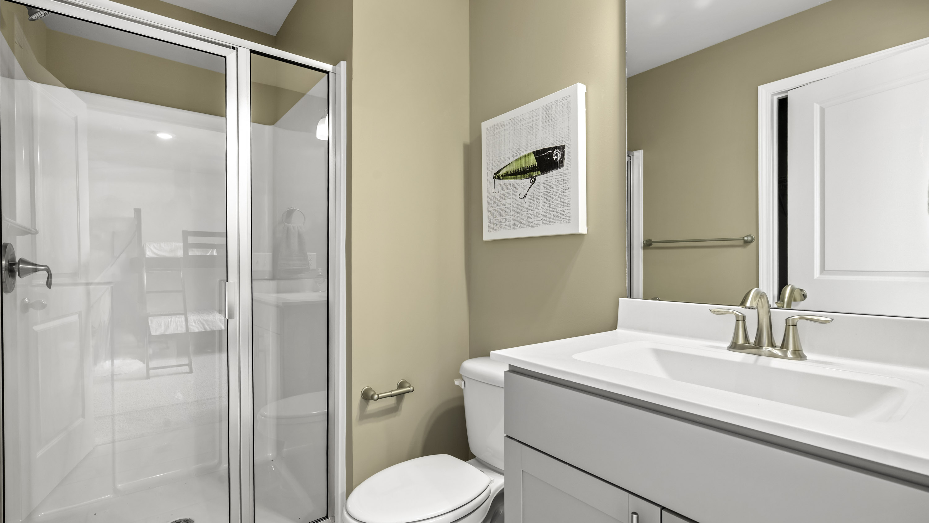 secondary bathroom walk in shower