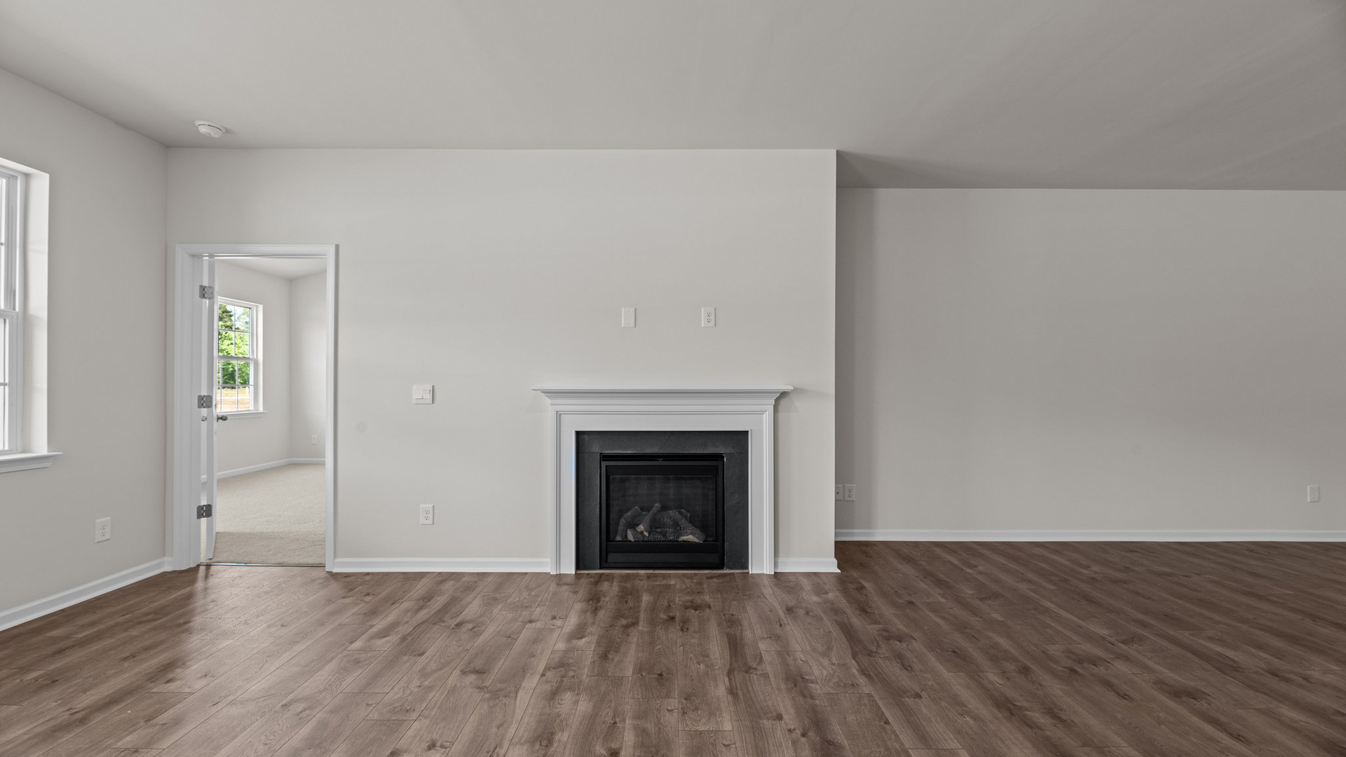 living room fireplace