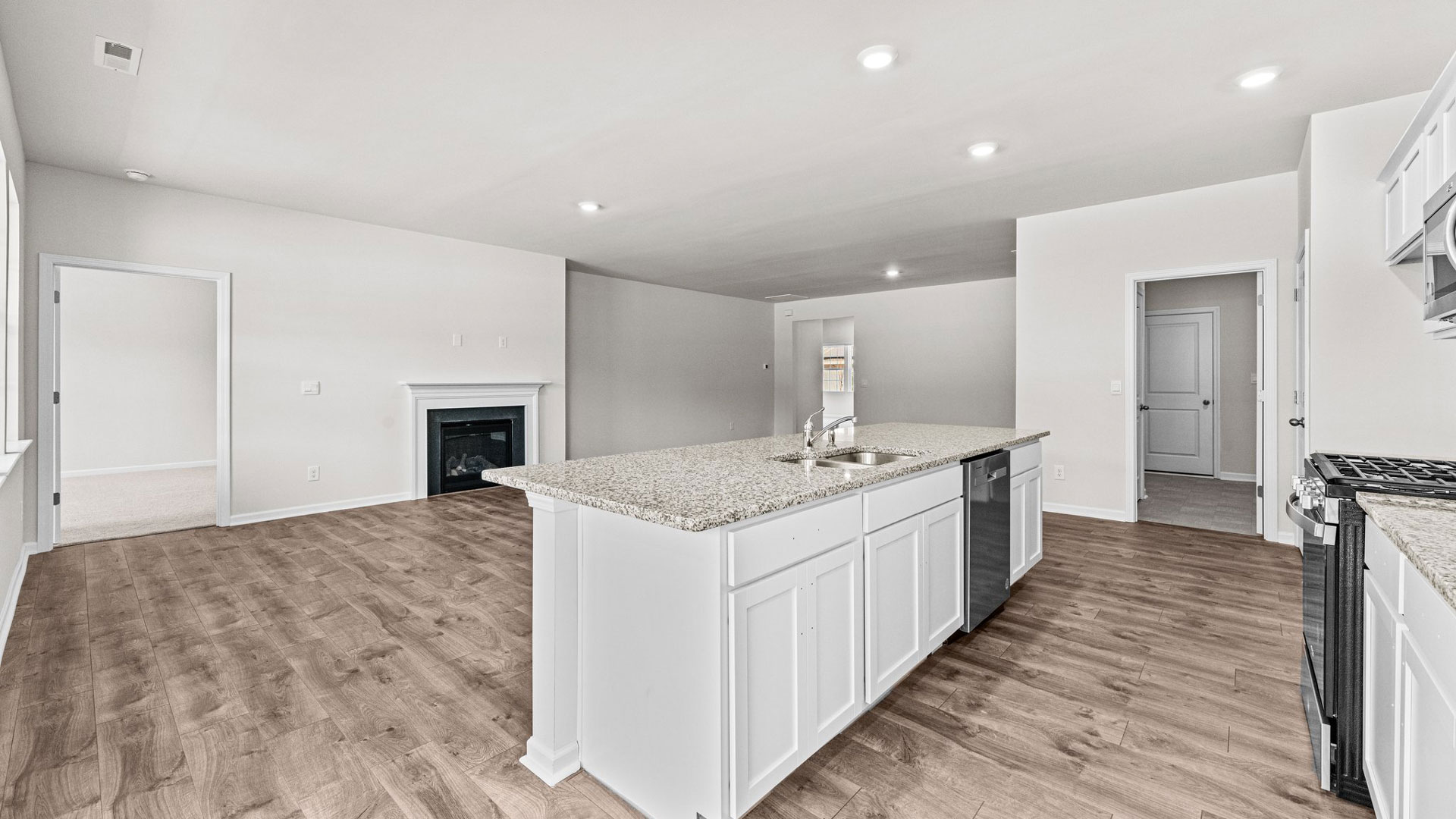 kitchen island with dishwasher