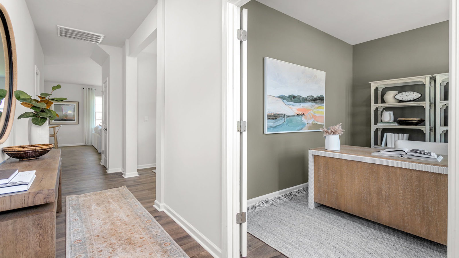 Front door entrance and foyer