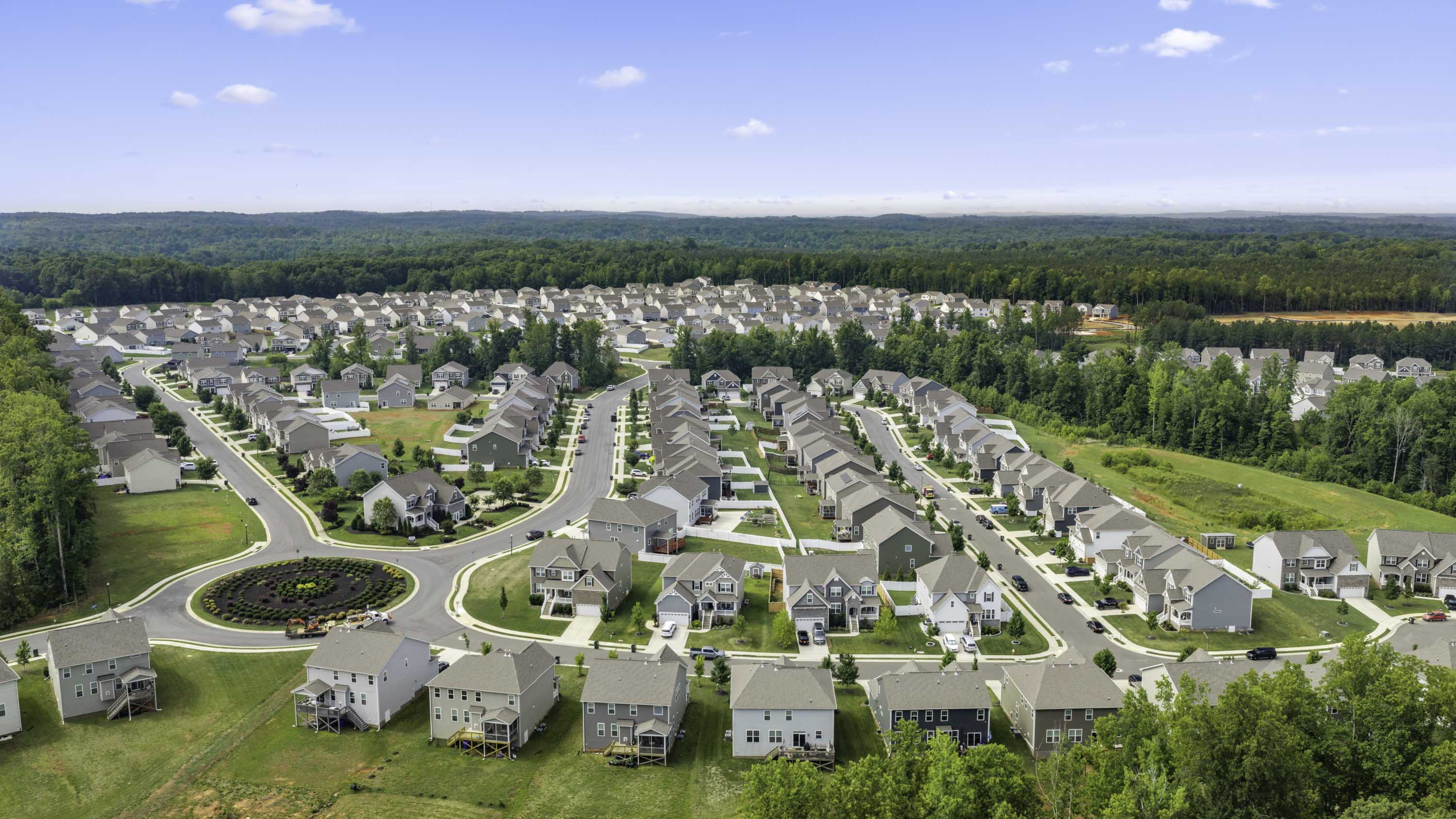 aerial of community
