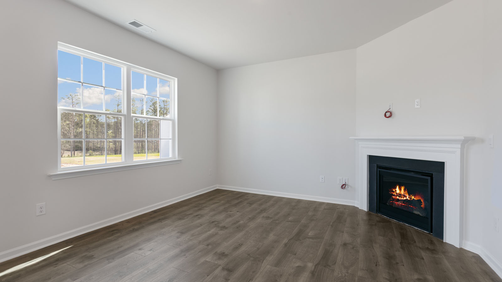 Living Room with Fireplace