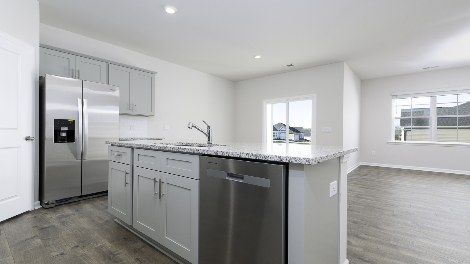 kitchen with stainless steel appliance