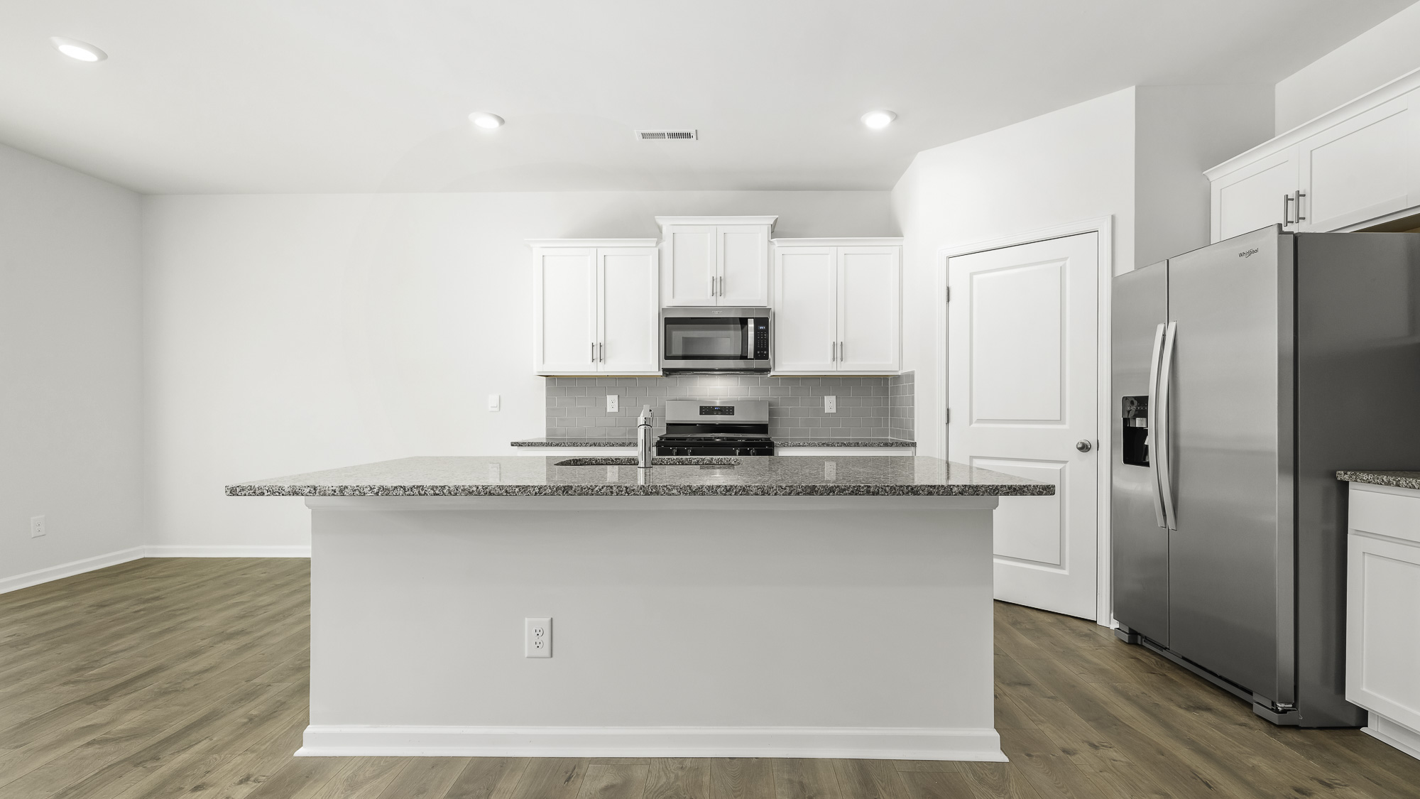 front view of kitchen